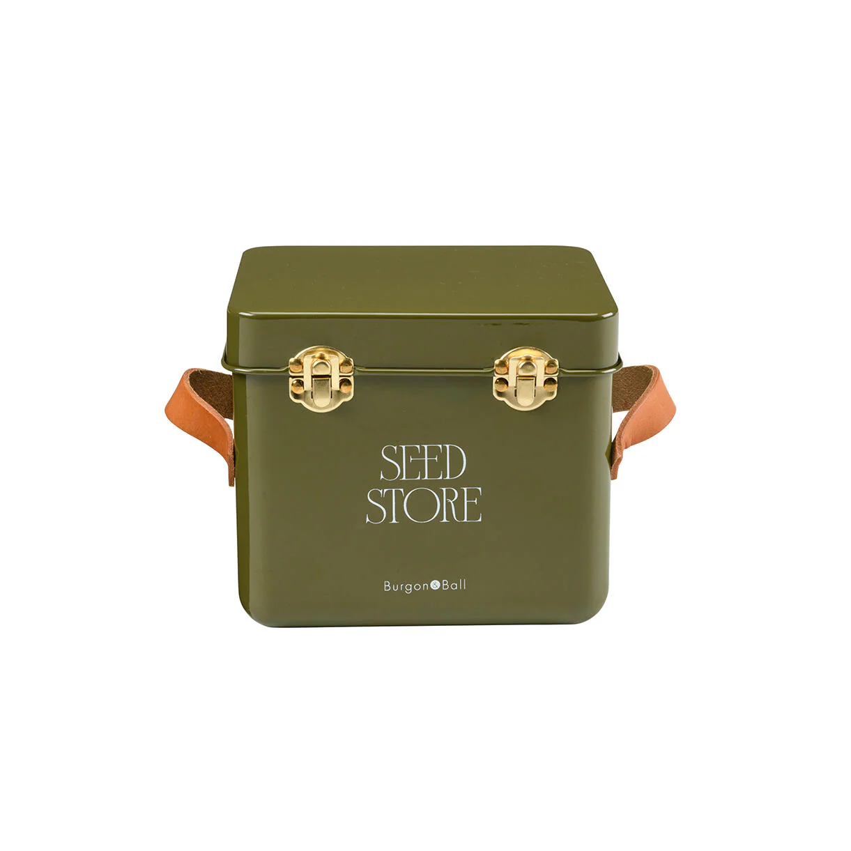 Leather Handled Mini Seed Storage Tin - Image 6