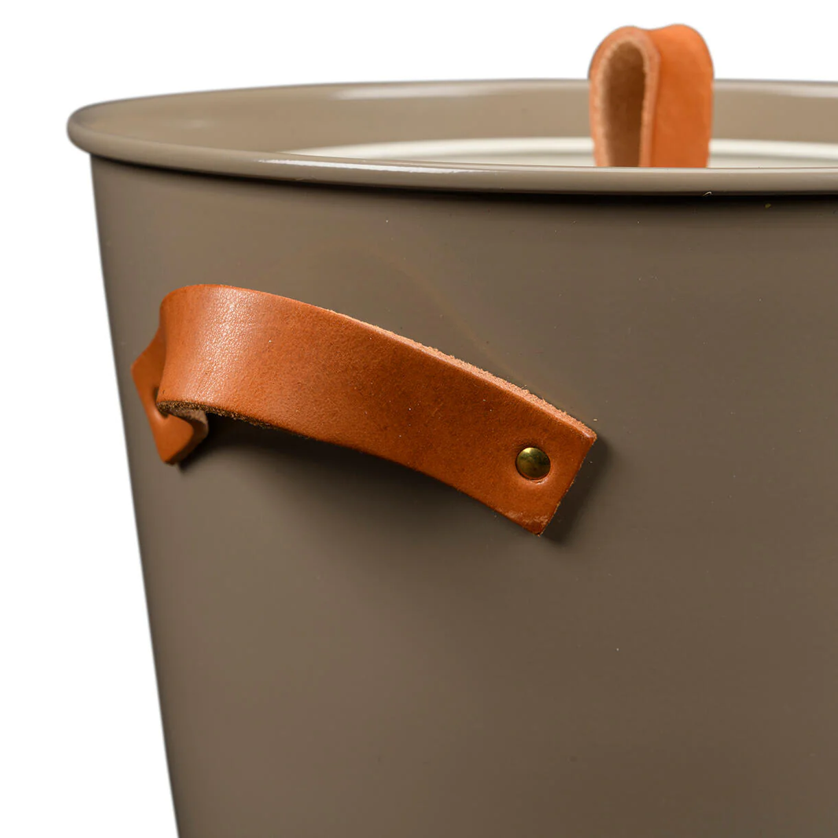 Leather Handled Wild Bird Seed Tin - Image 2