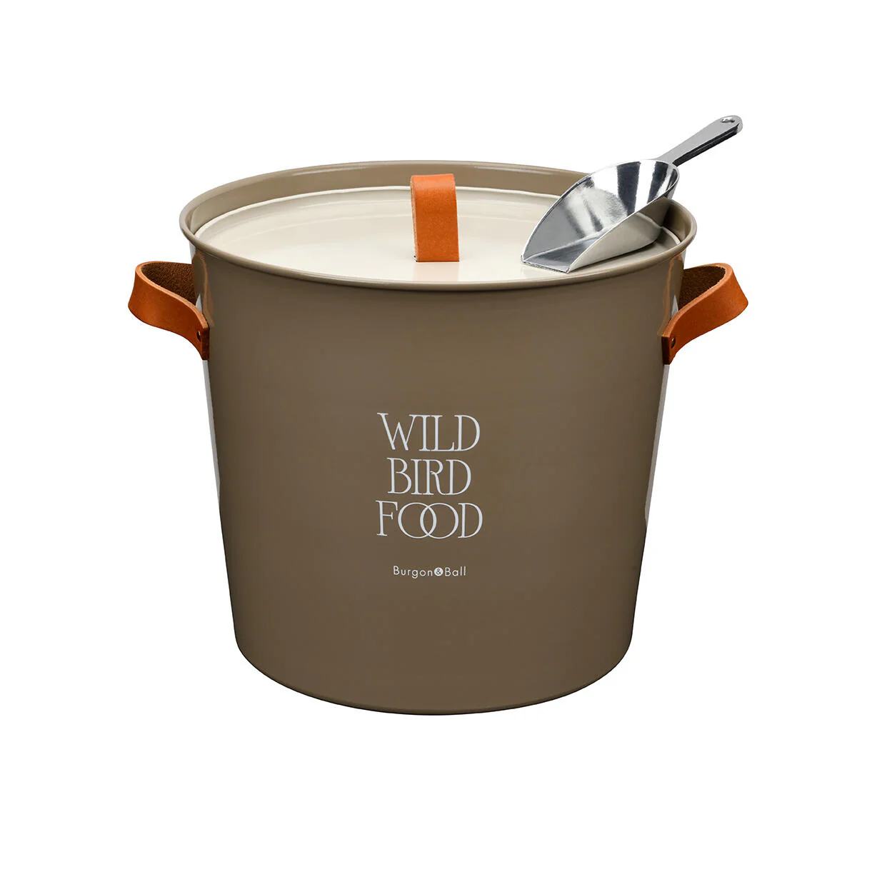 Leather Handled Wild Bird Seed Tin - Image 5