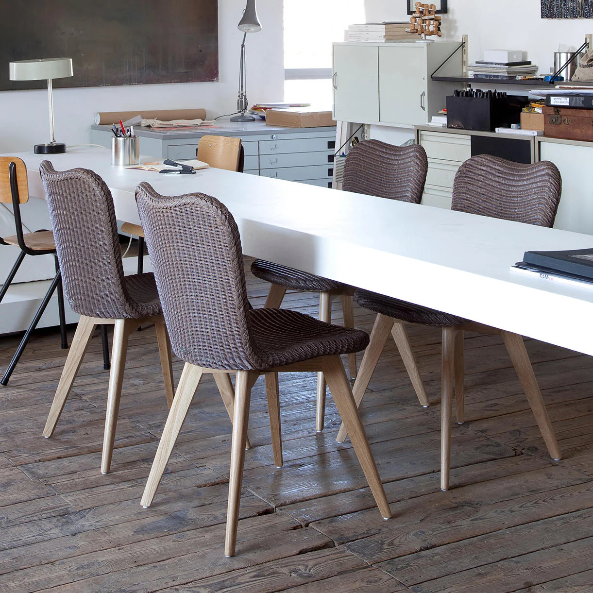Lily Indoor Dining Chair with Oak Legs - Image 5