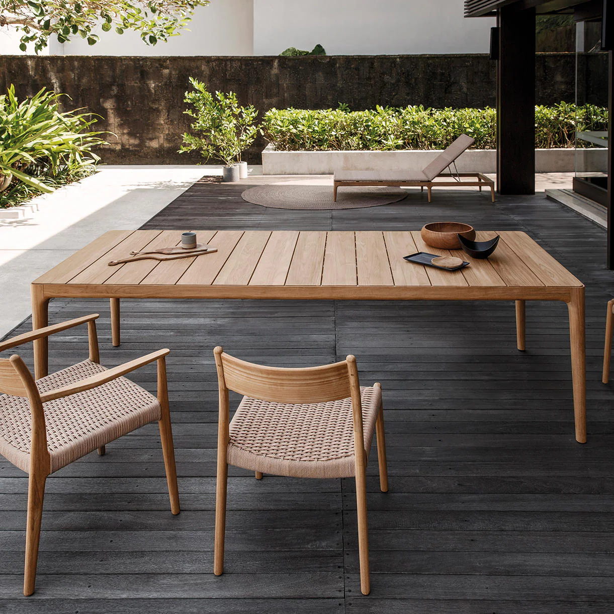 Lima Outdoor Teak Dining Table
