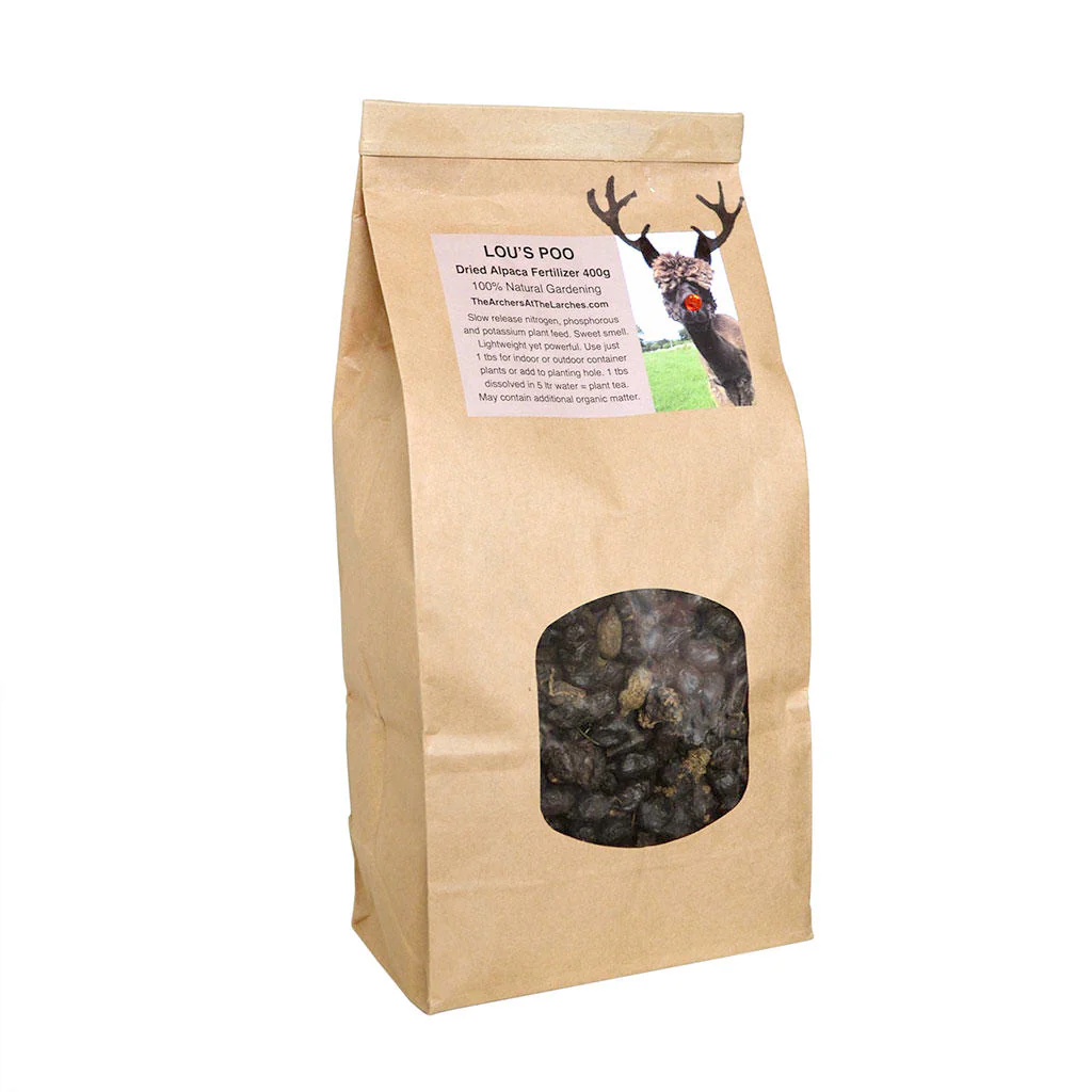 Lou's Poo Alpaca Fertiliser - Christmas Beans - Image 3