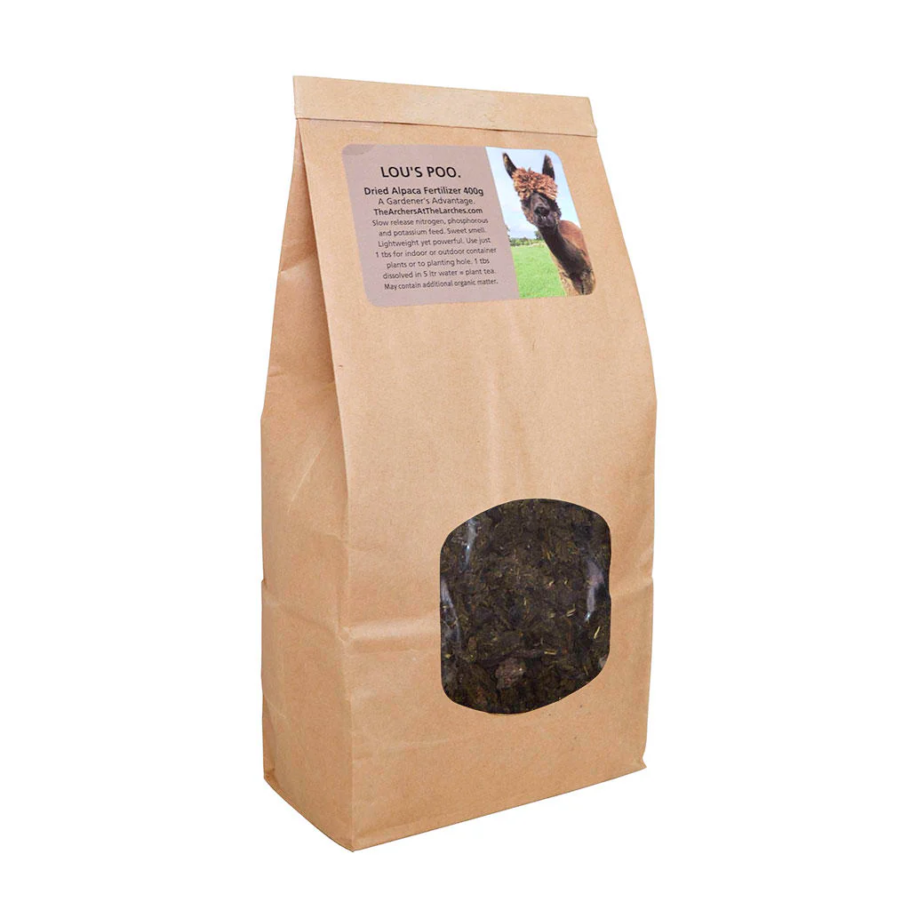 Lou's Poo Alpaca Fertiliser - Shredded - Image 2