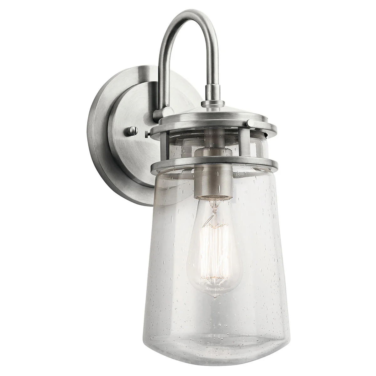 Lyndon Brushed Aluminum Wall Lanterns