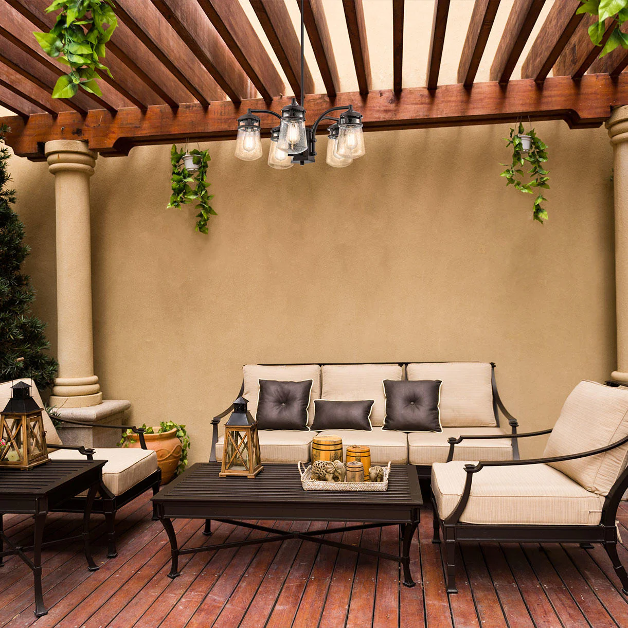 Lyndon Outdoor Chandelier - Image 2