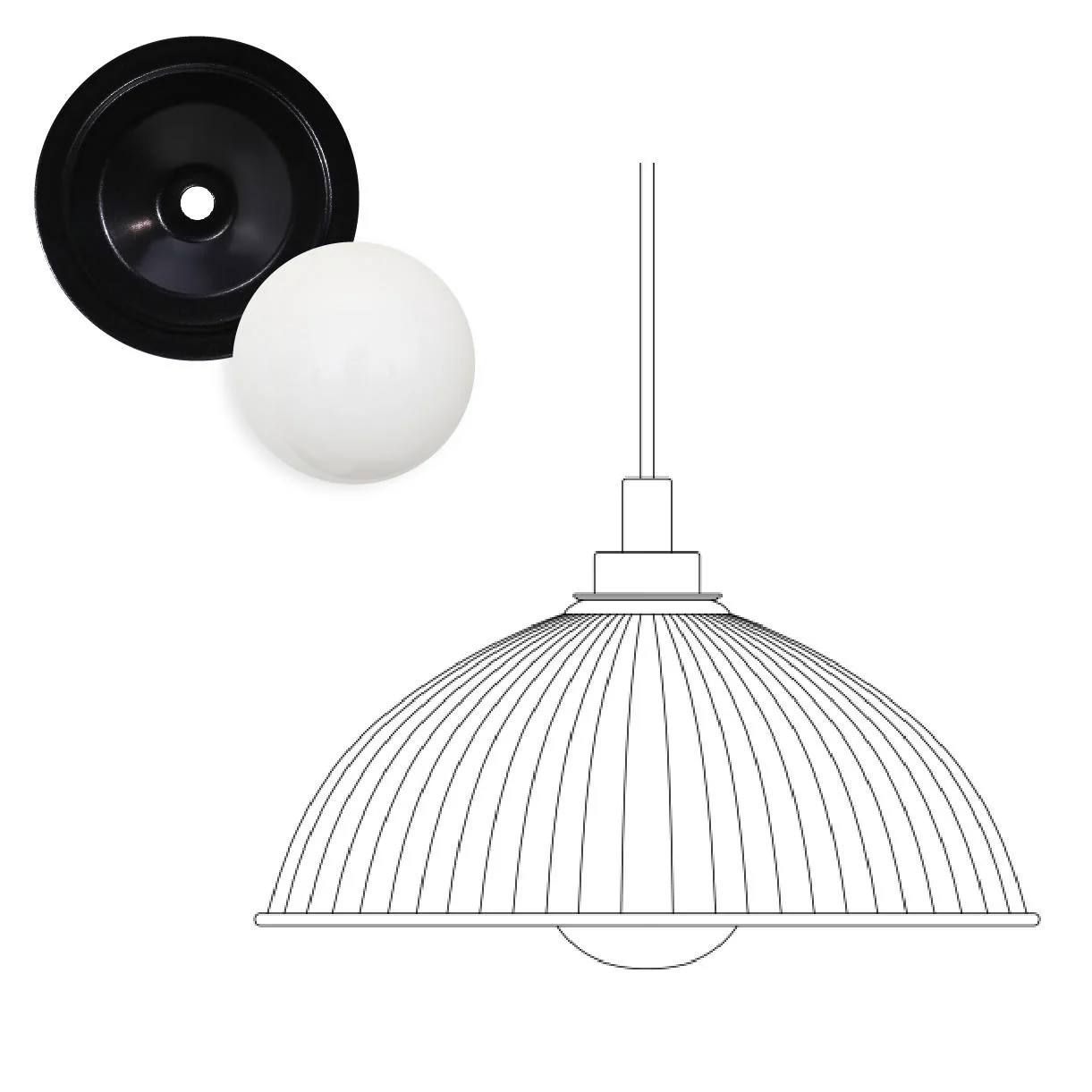 Maris Outdoor Pendant Light - Image 9