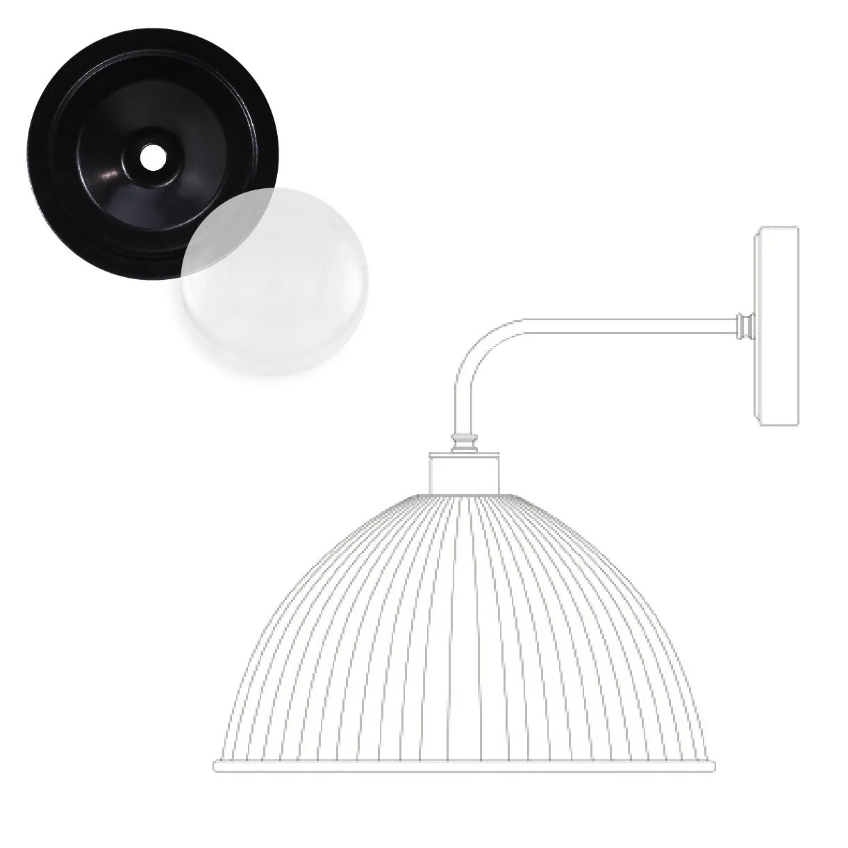 Maris Outdoor Wall Light - Image 9