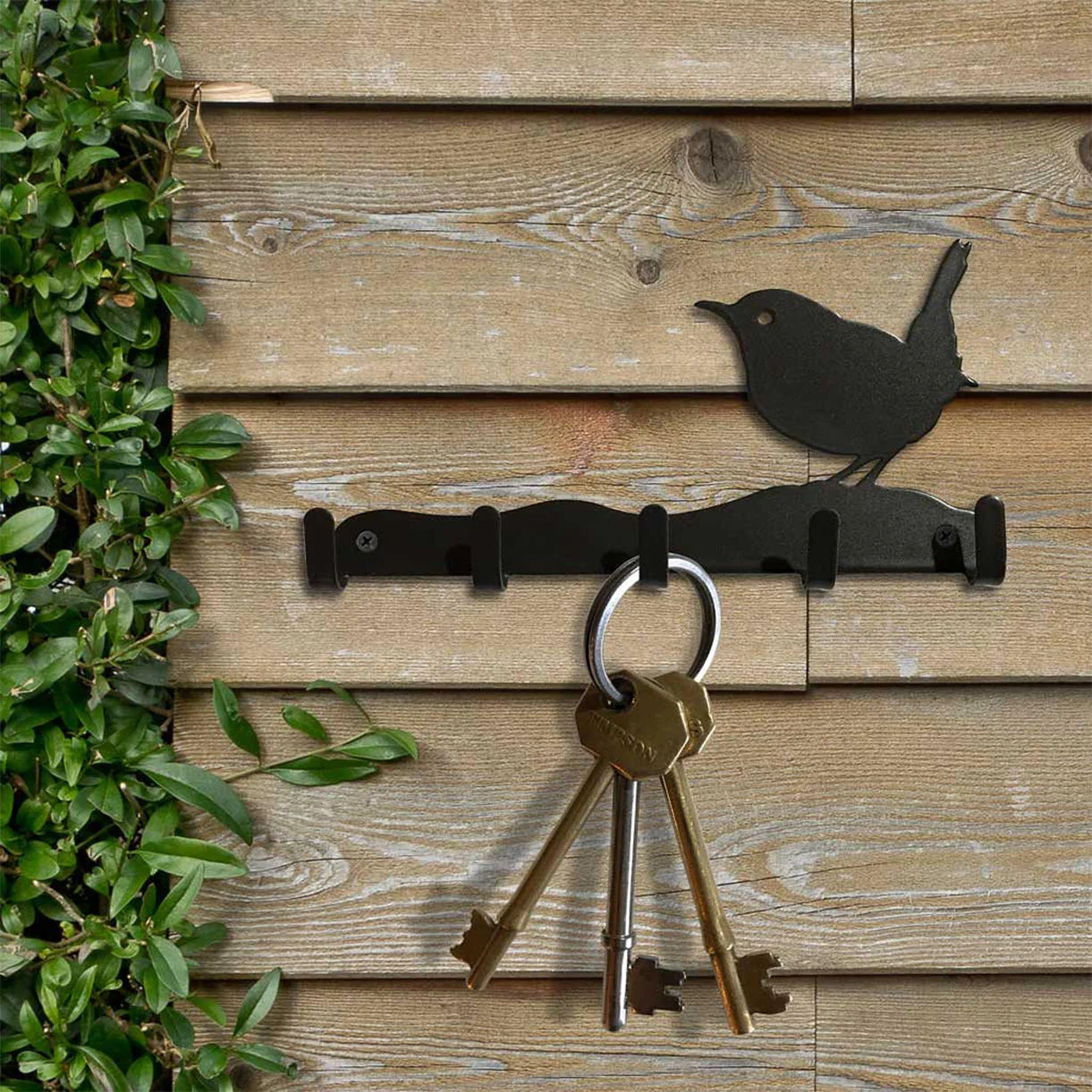 Metal Wren Key Hook