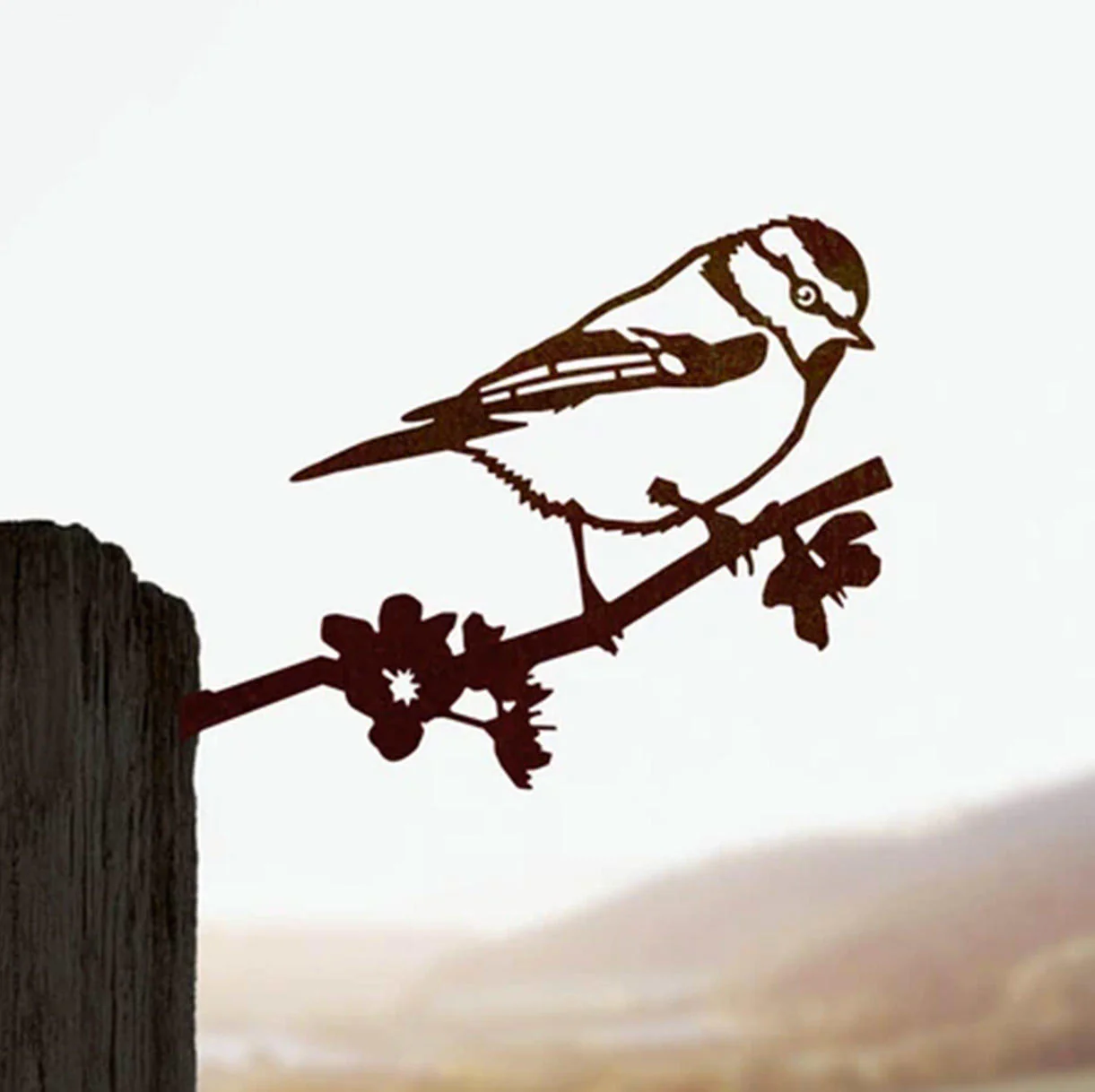 Metalbird Blue Tit Silhouette