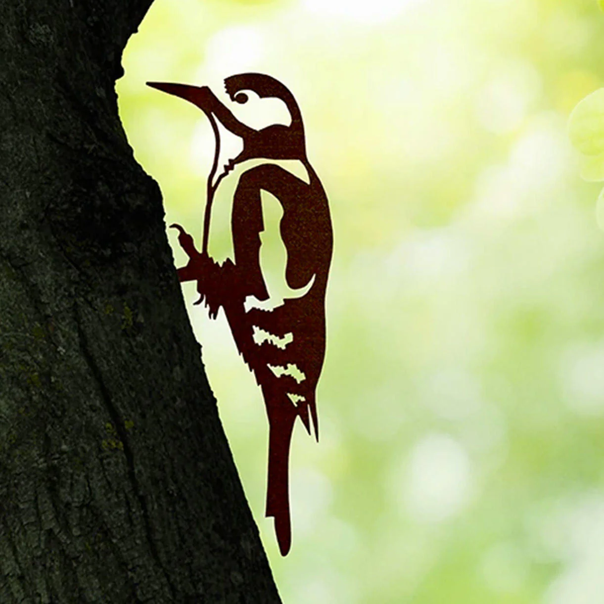 Metalbird Great Spotted Woodpecker Silhouette - Image 2