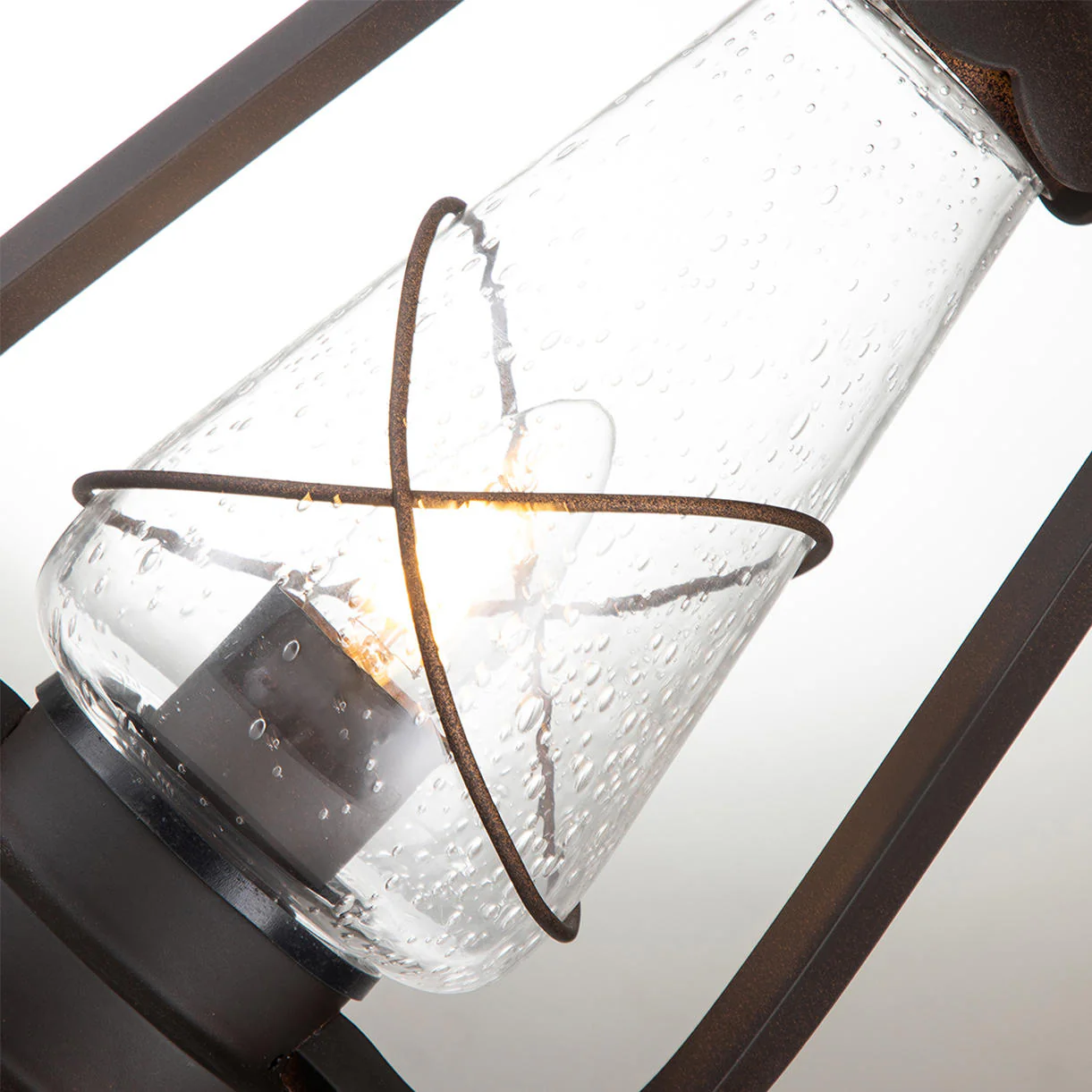 Miners Outdoor Pedestal Lantern - Image 4