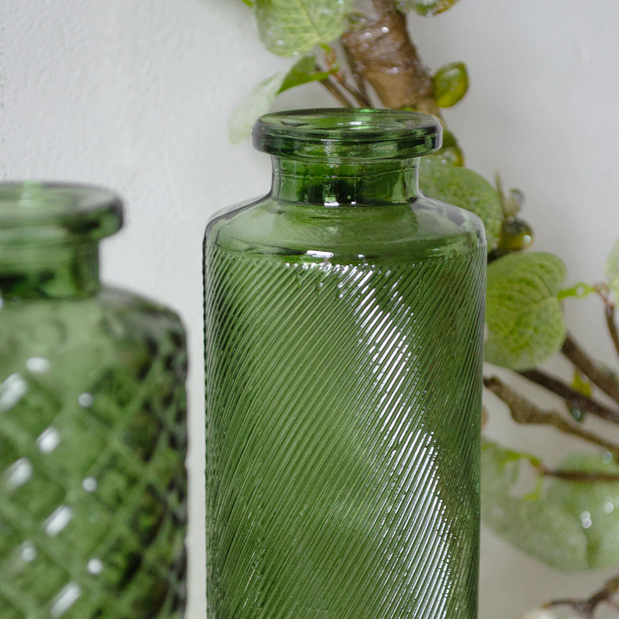 Mini Glass Apothecary Vases - Set of 3 - Image 3