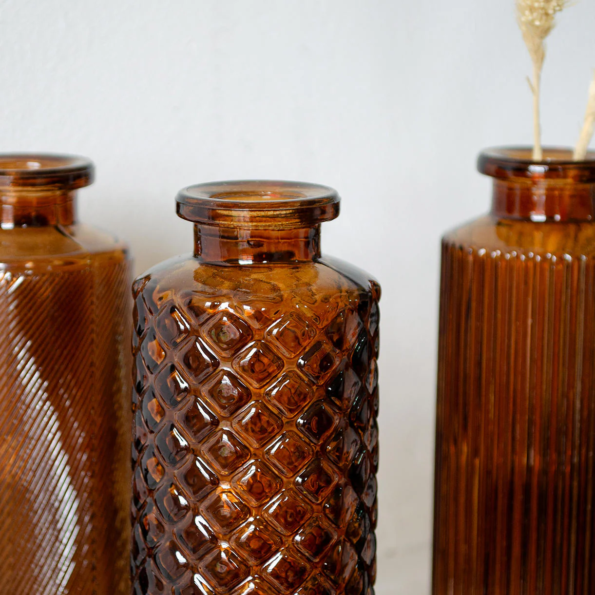 Mini Glass Apothecary Vases - Set of 3 - Image 4