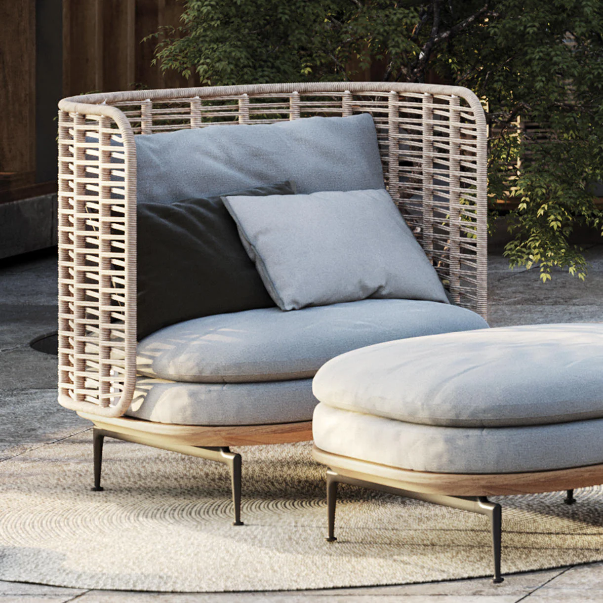Mistral High Back Lounge Chair - Image 3