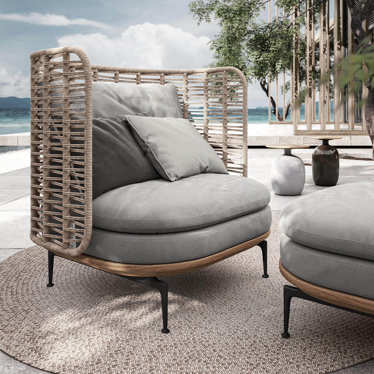 Mistral High Back Lounge Chair - Image 4