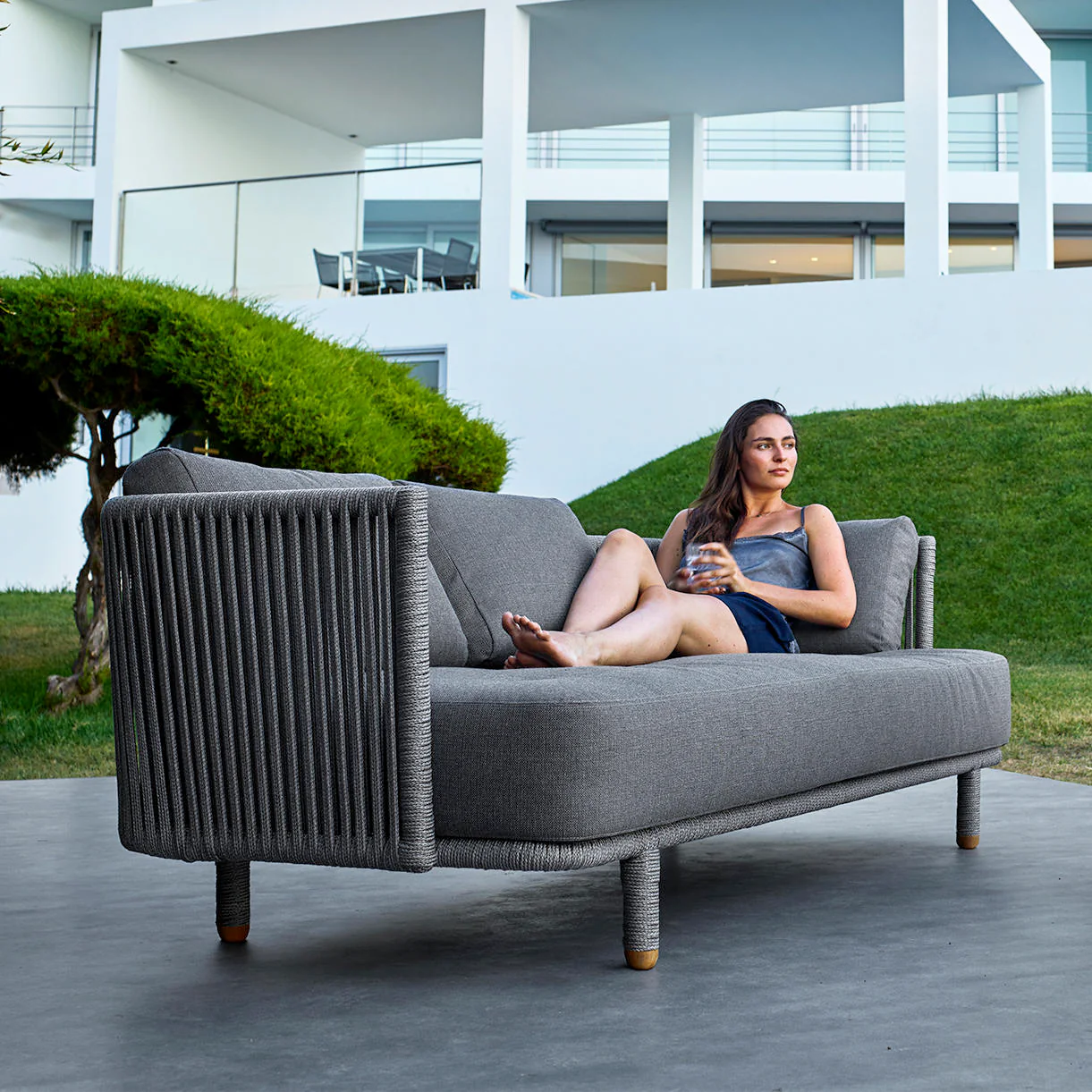 Moments Outdoor 3 Seat Lounge Sofa - Image 5