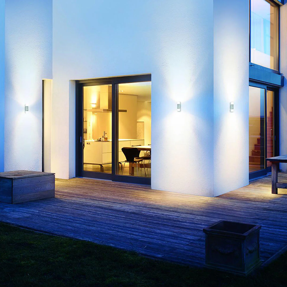 Motion Sensor Cylindrical Up/Down Outdoor Lights - Image 2