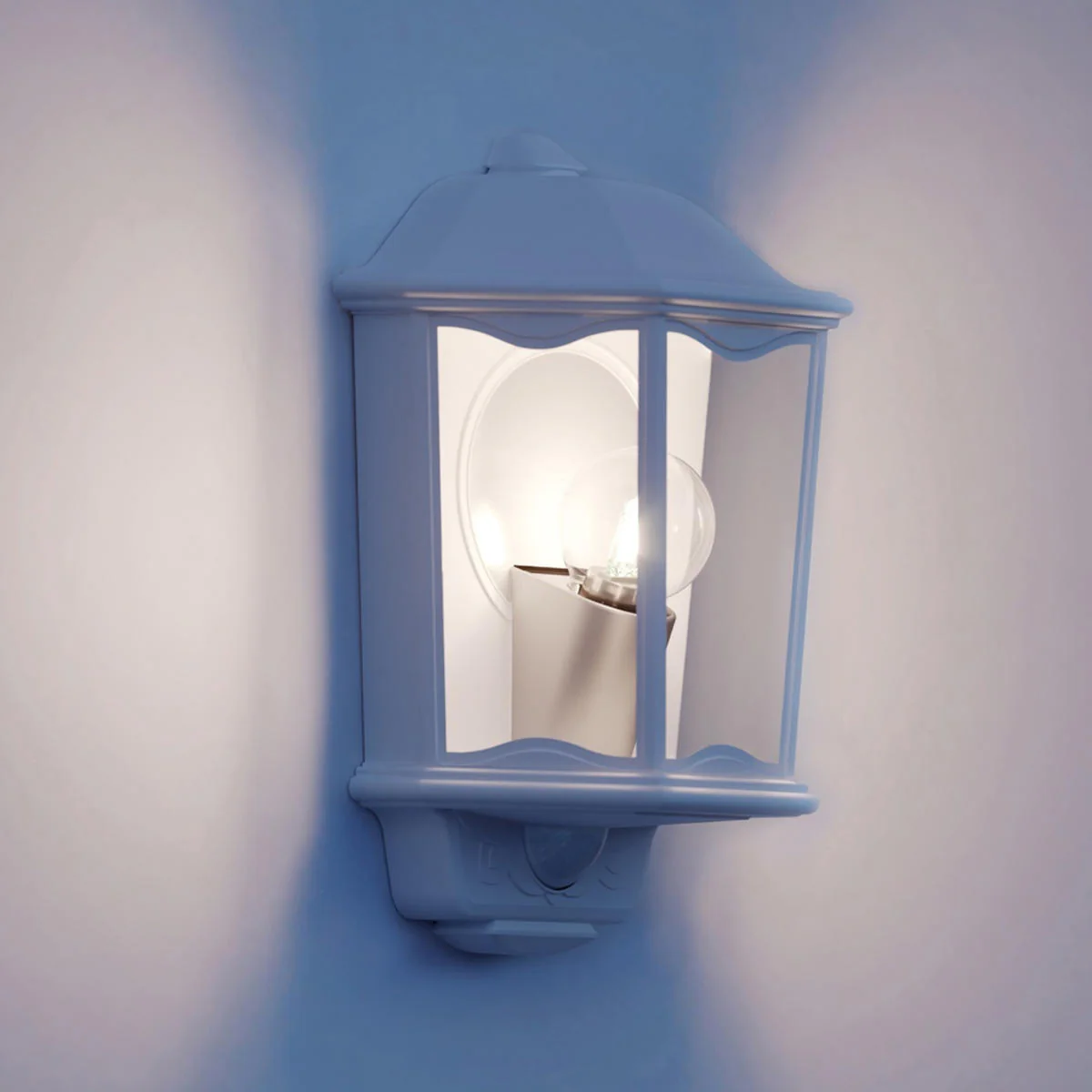 Motion Sensor Traditional Half Wall Lanterns