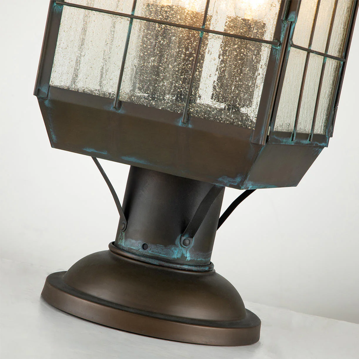 Nantucket Outdoor Large Pedestal Lantern - Image 2