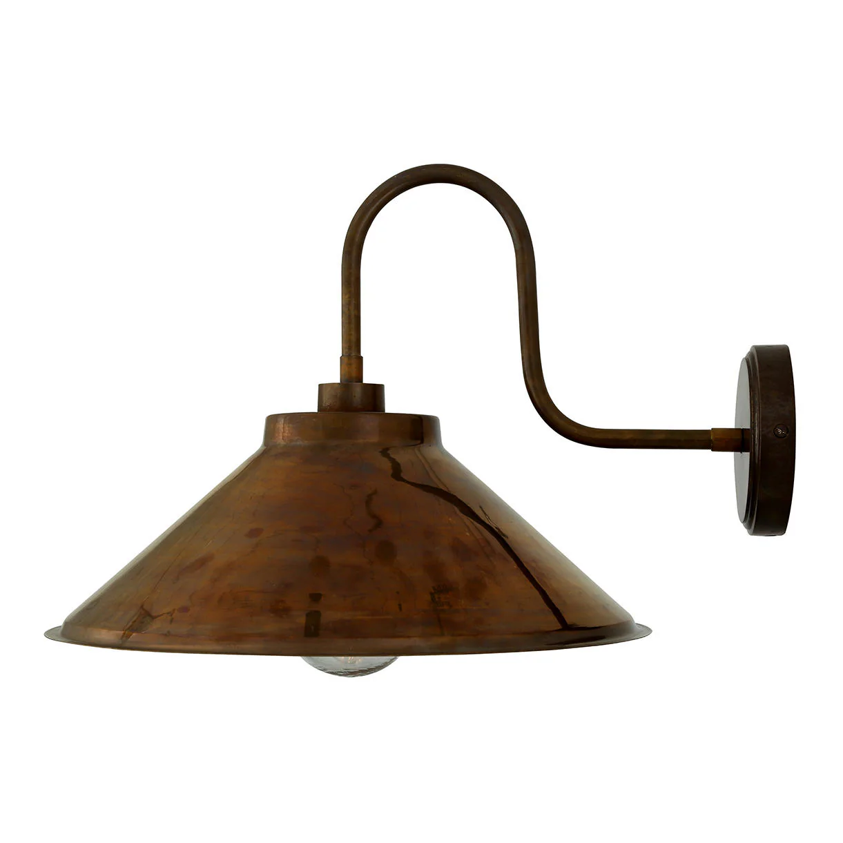 Nerissa Outdoor Swan Neck Wall Light - Image 2