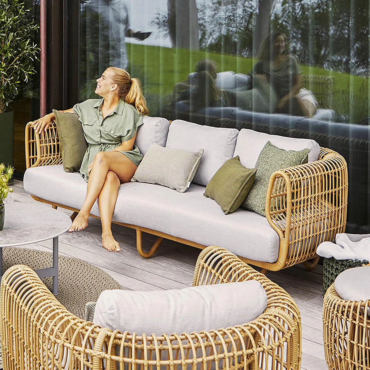 Nest Outdoor 3 Seat Sofa
