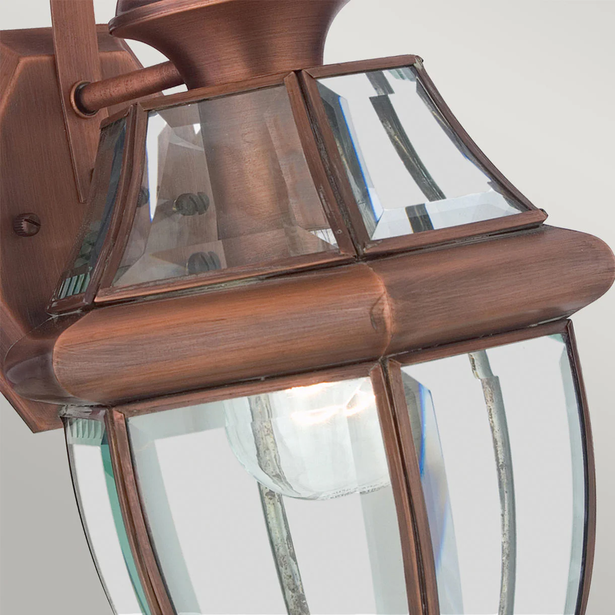 Newbury Copper Wall Lanterns - Image 3