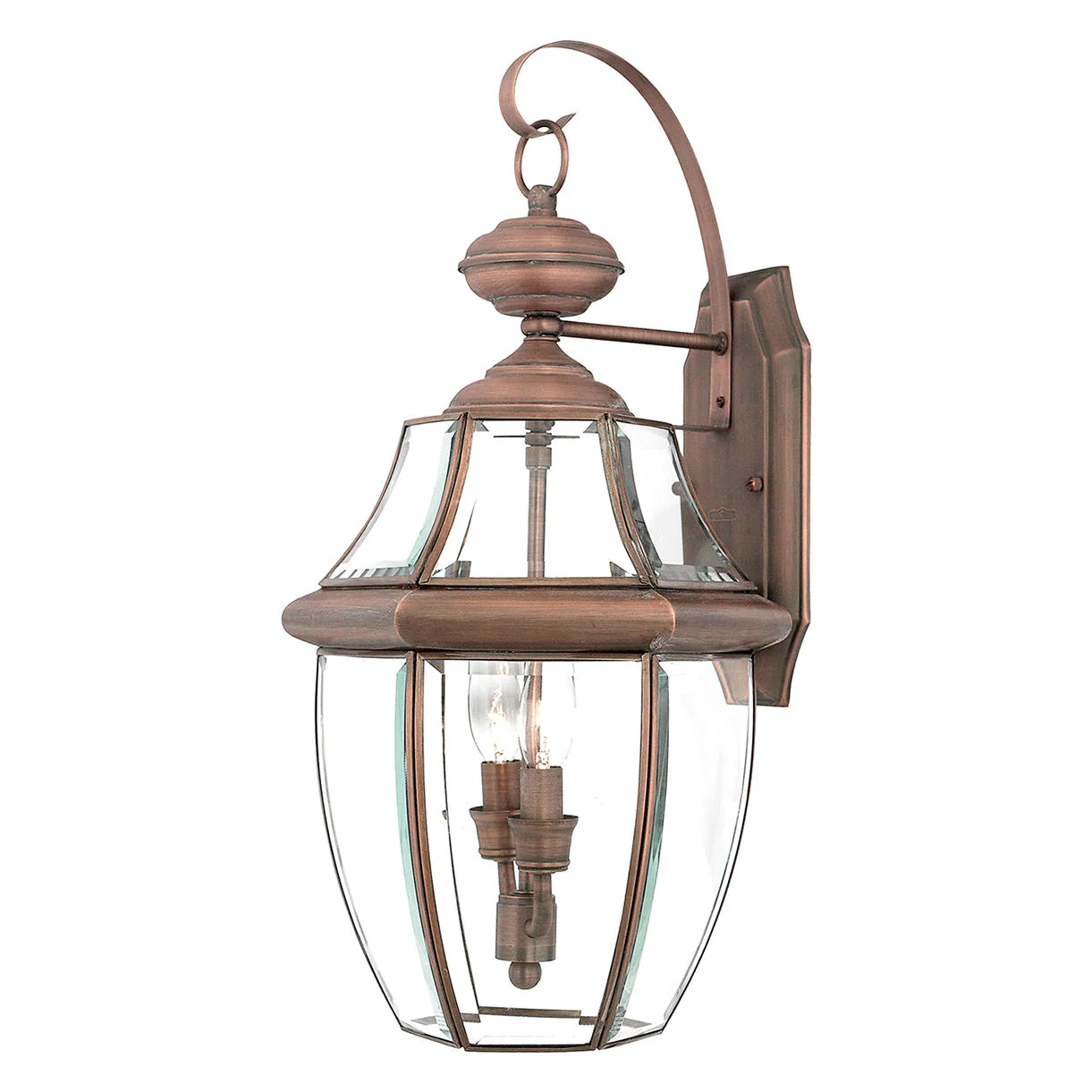 Newbury Copper Wall Lanterns - Image 6