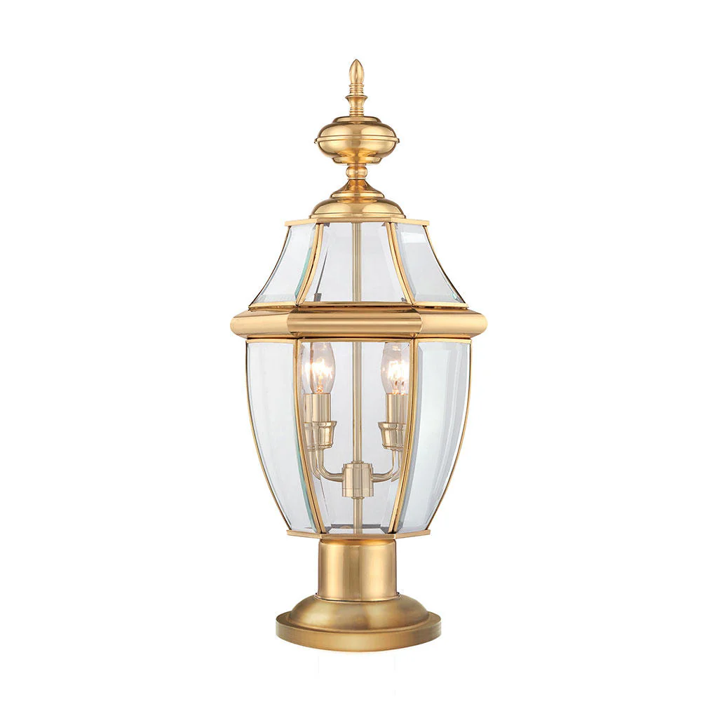 Newbury Outdoor Pedestal Lantern