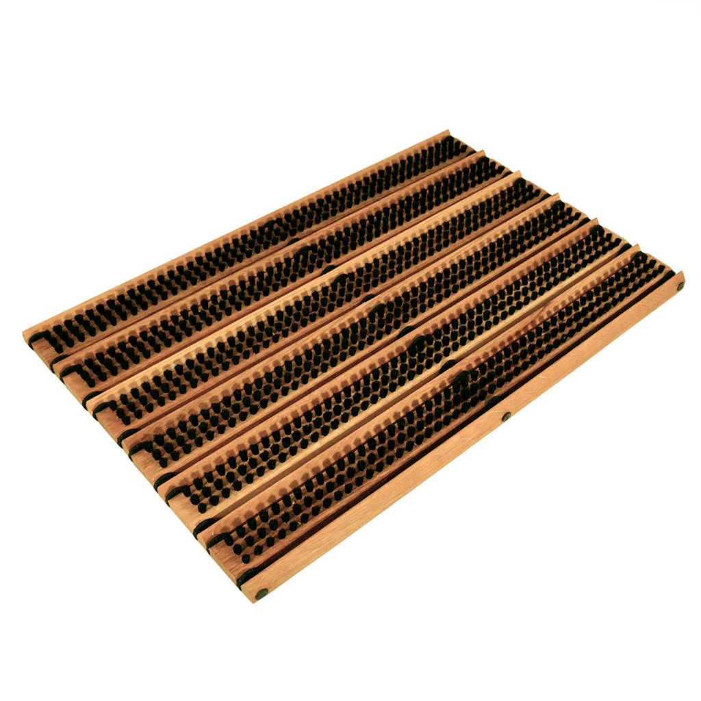 Beechwood Doormat with Horsehair Bristles - Image 3