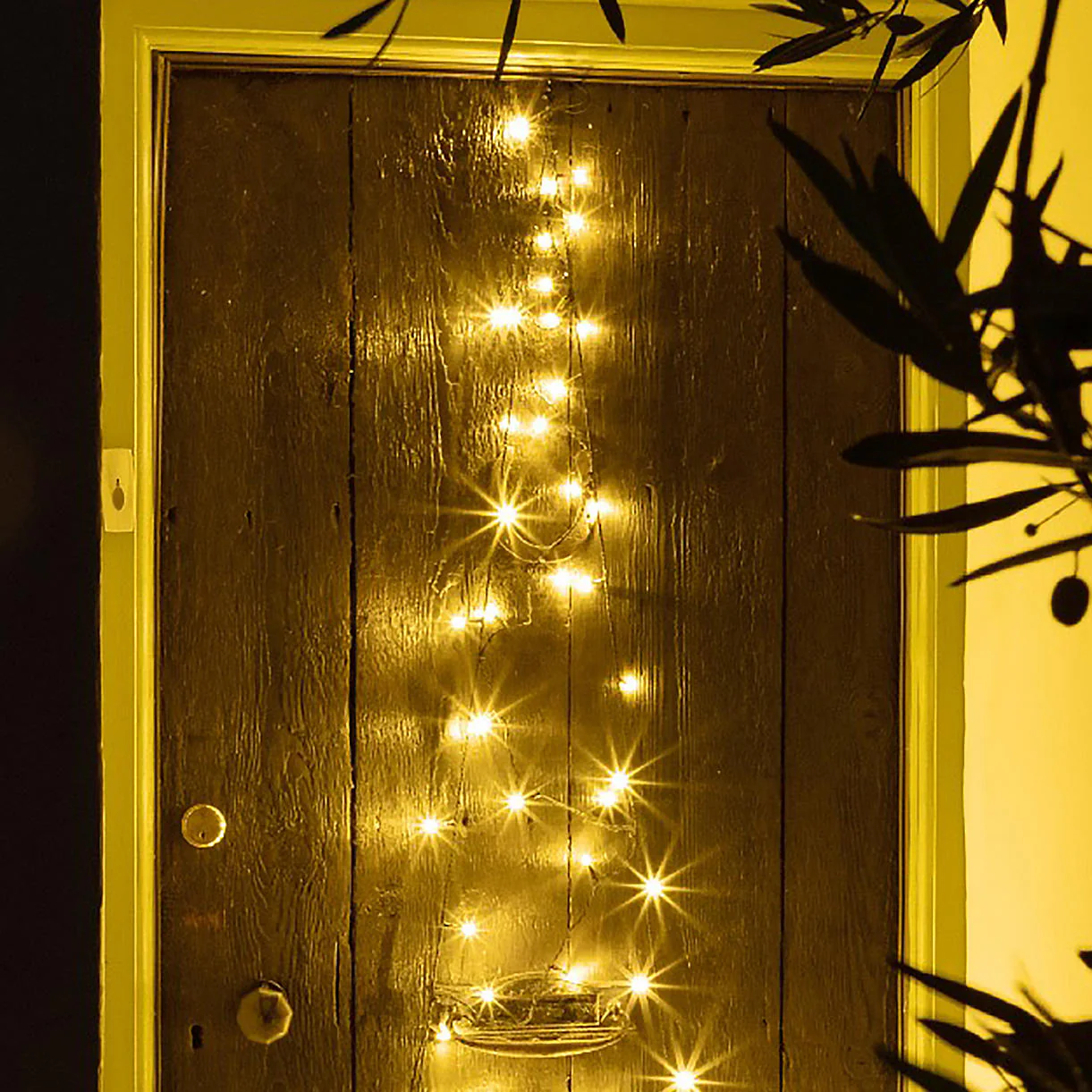 Outdoor Illuminated Door Tree with LED Lights - Image 2