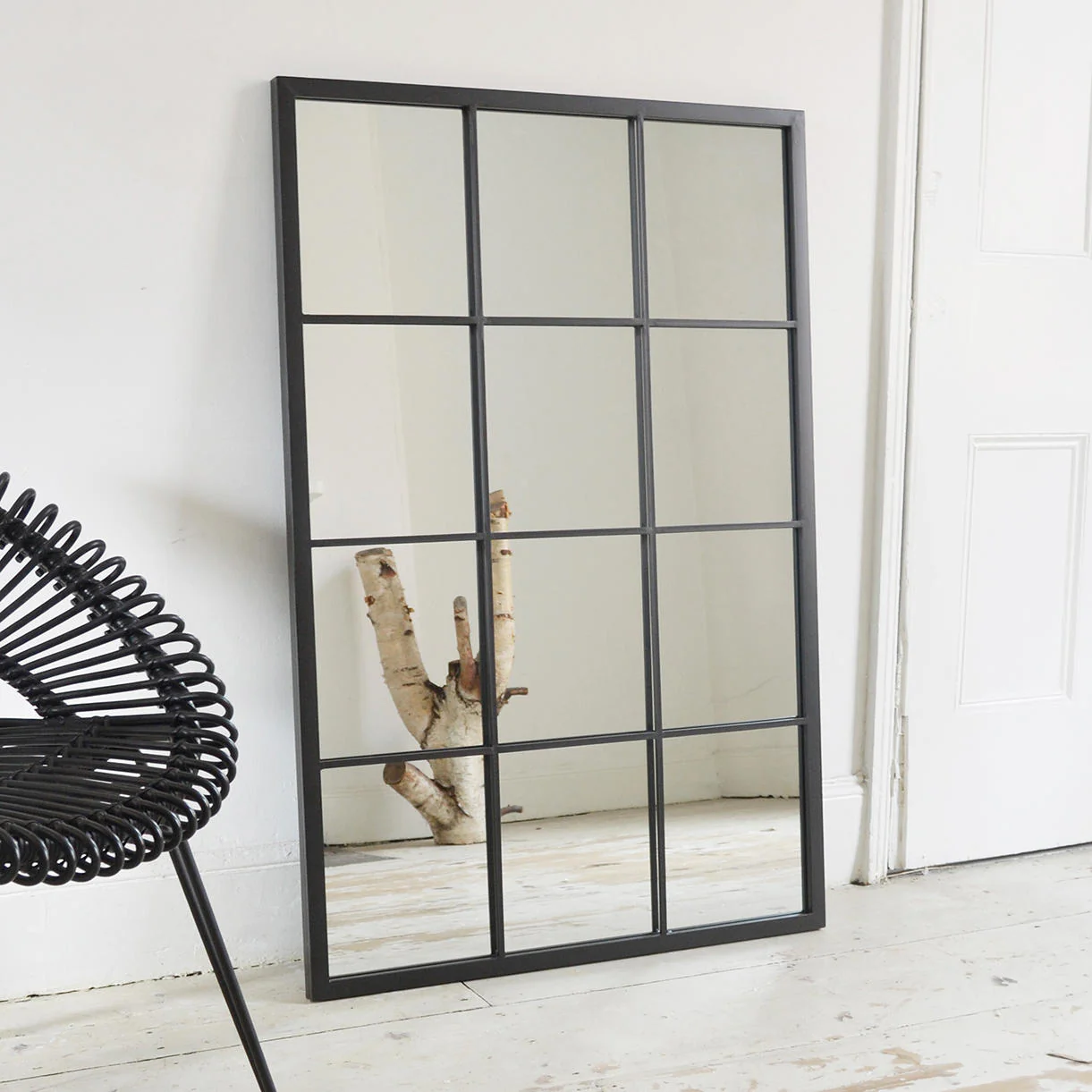 Outdoor Windowpane Mirror