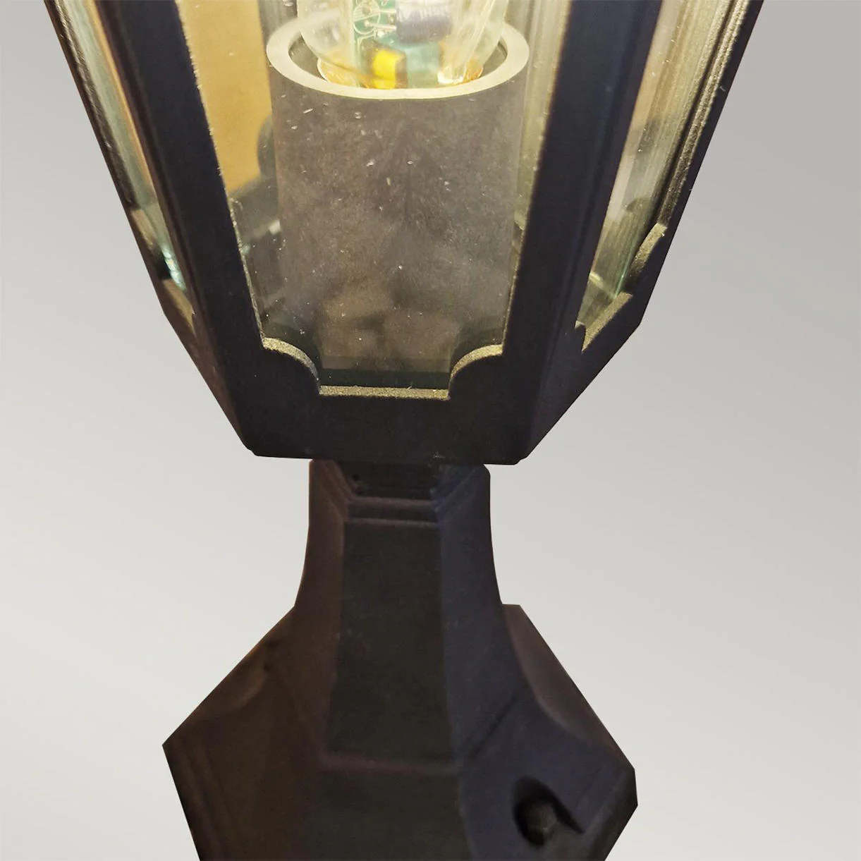 Parish Mini Outdoor Pedestal Lantern - Image 3