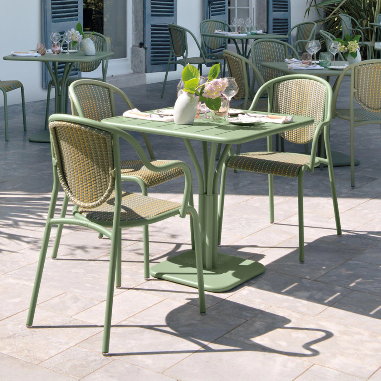 Parisienne 21 Dining Armchair Lines Weave