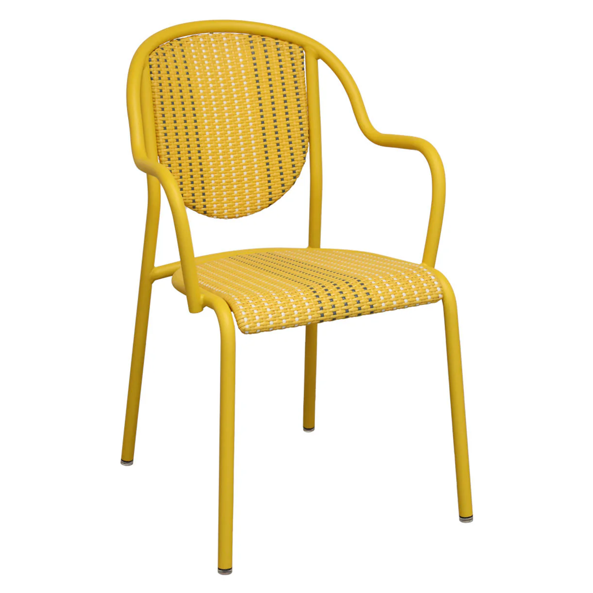 Parisienne 21 Dining Armchair Lines Weave - Image 4