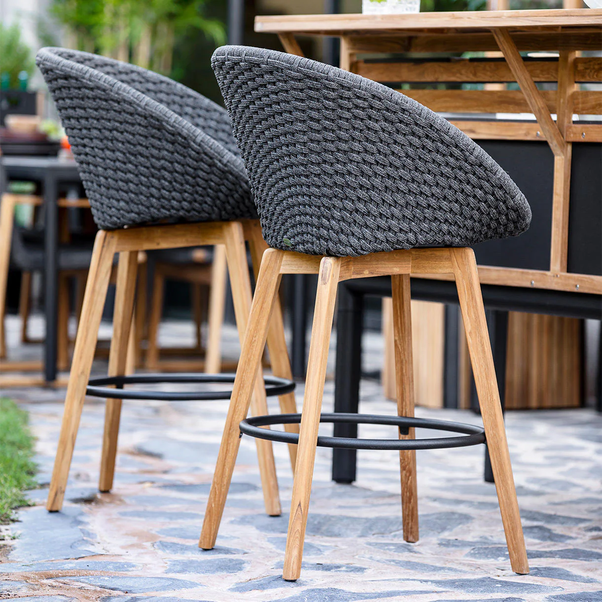 Peacock Rope Bar Chair