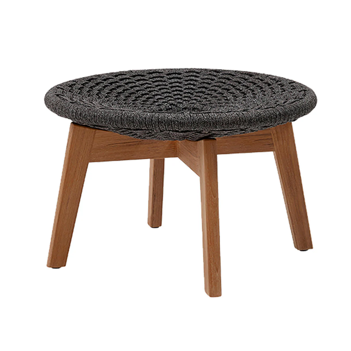 Peacock Rope Footstool - Image 7