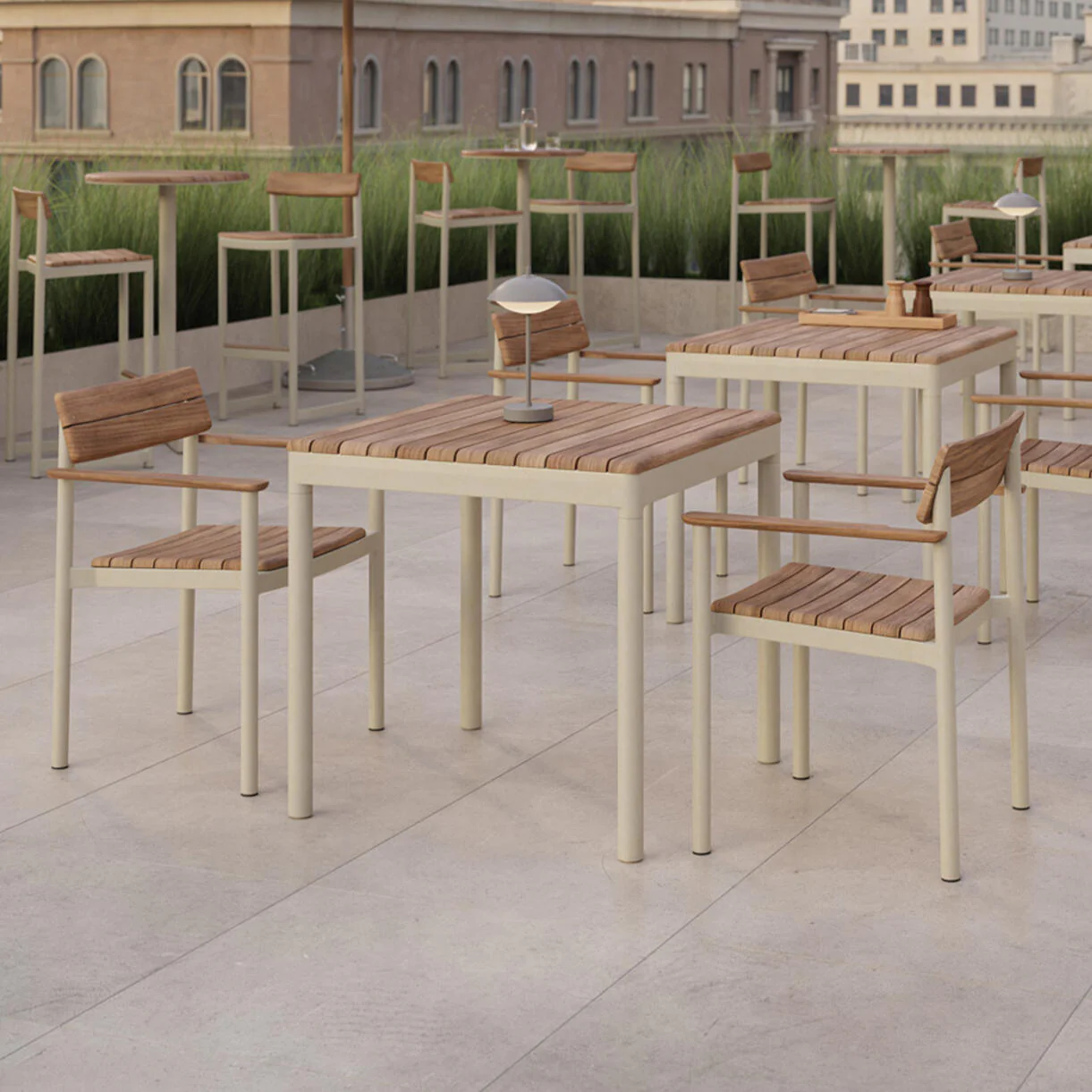 Pelagus Square 75cm Teak Table