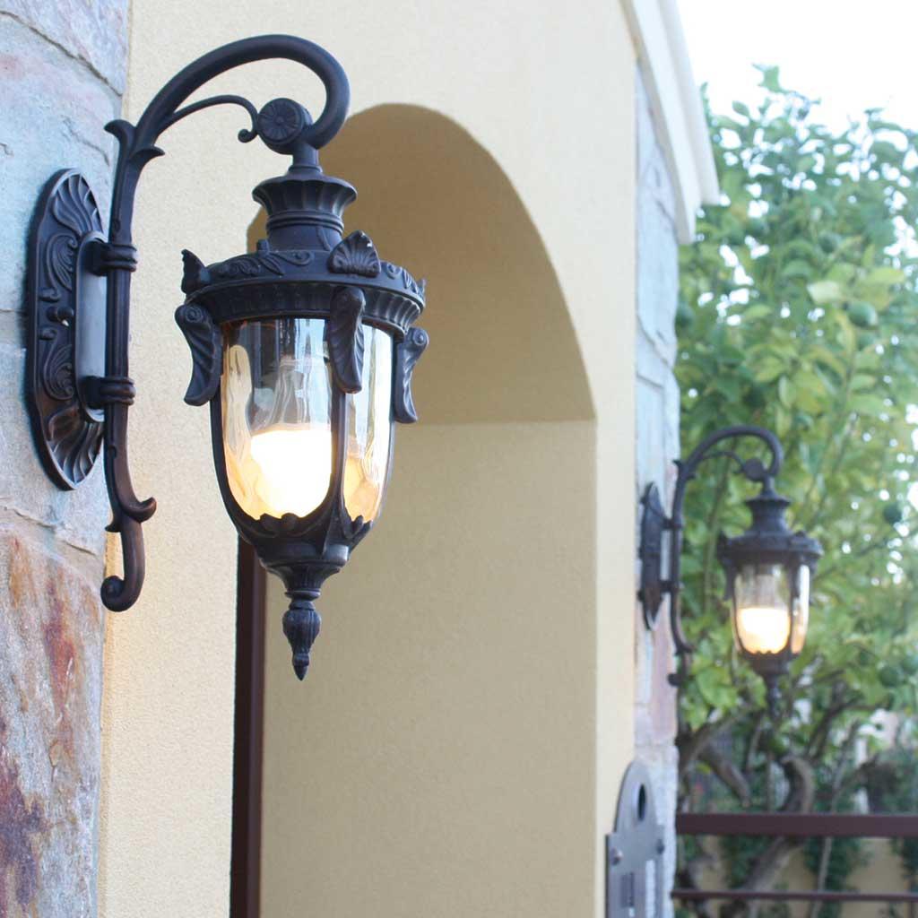 Philadelphia Outdoor Down Wall Lanterns