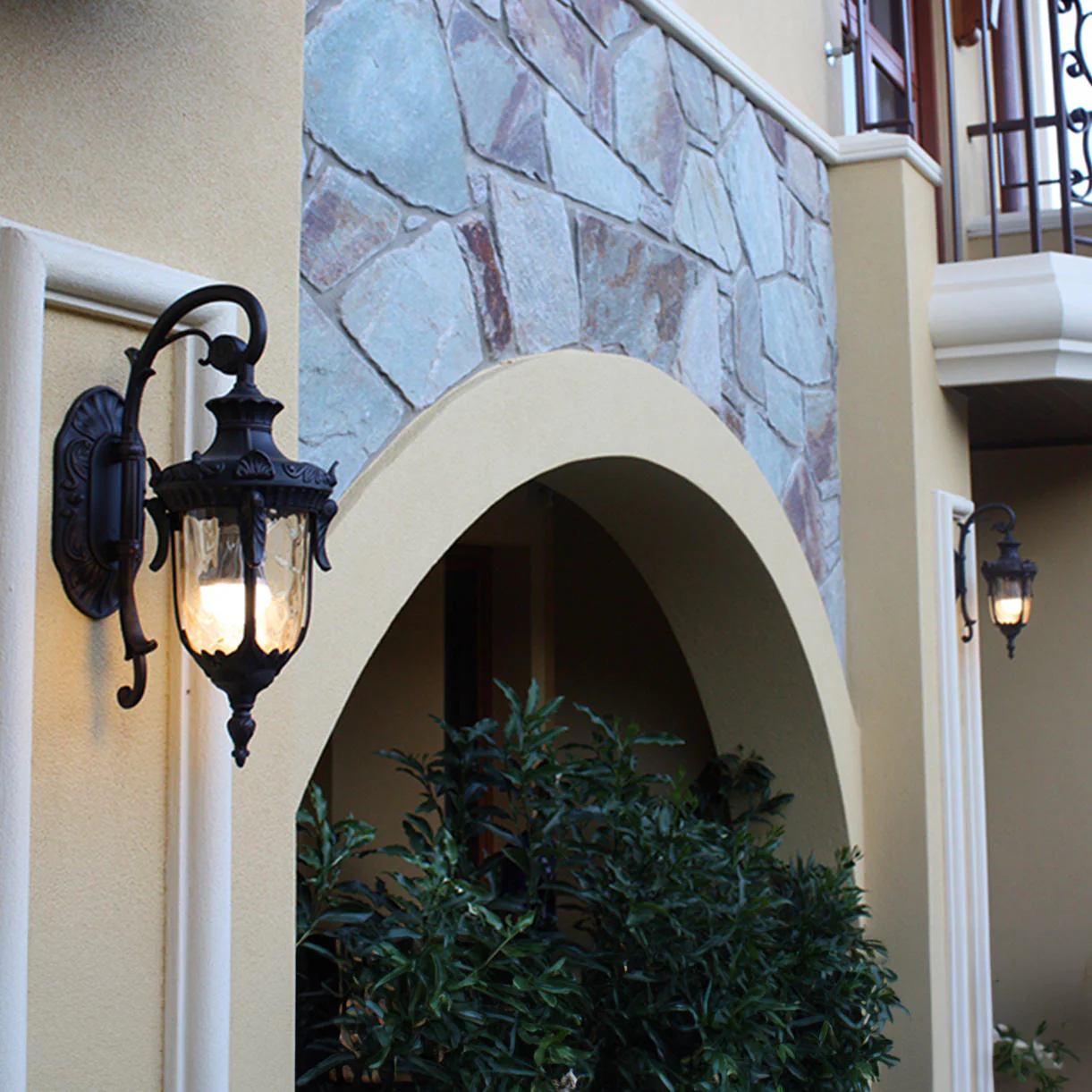 Philadelphia Outdoor Down Wall Lanterns - Image 2