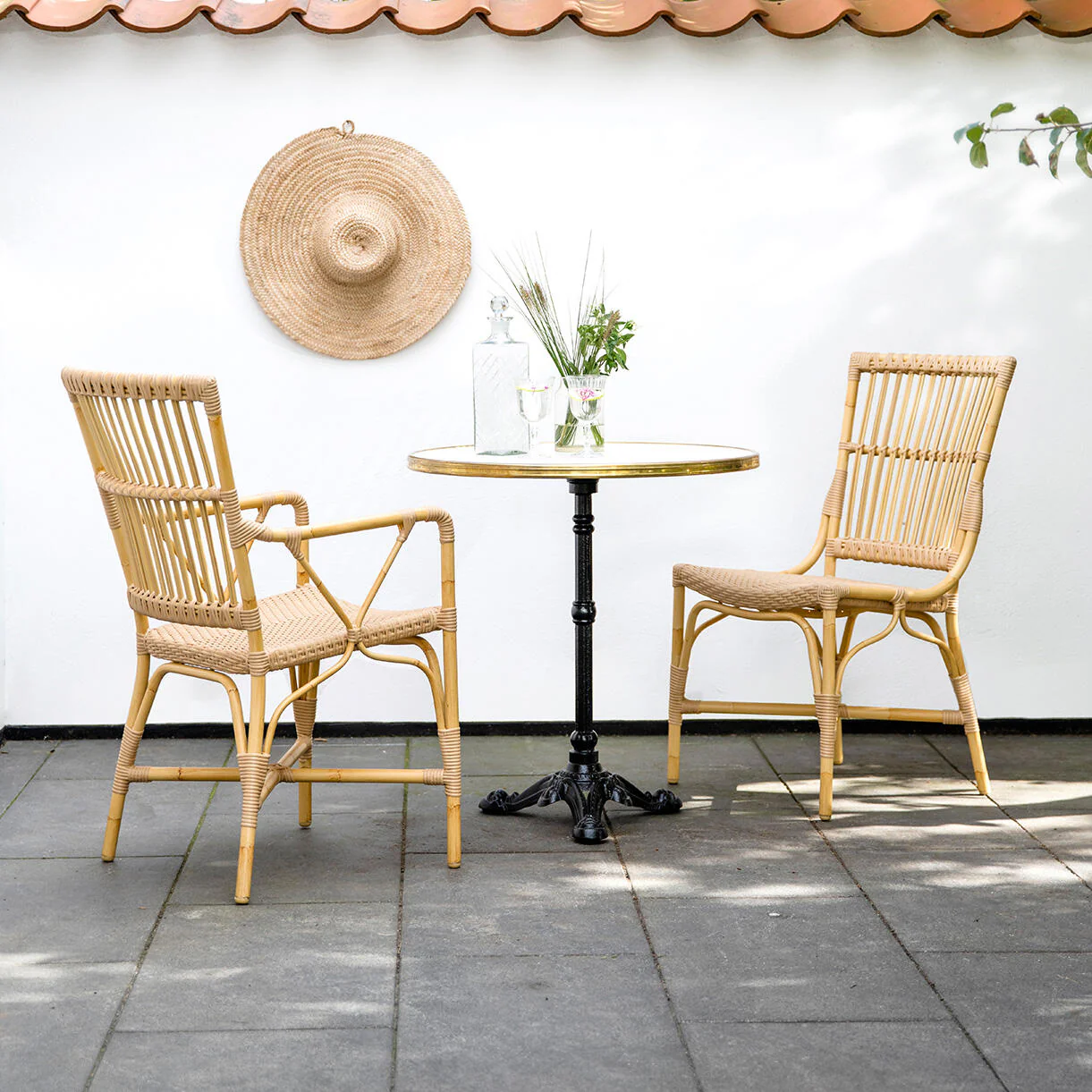 Piano Outdoor Rattan Dining Armchair - Image 3