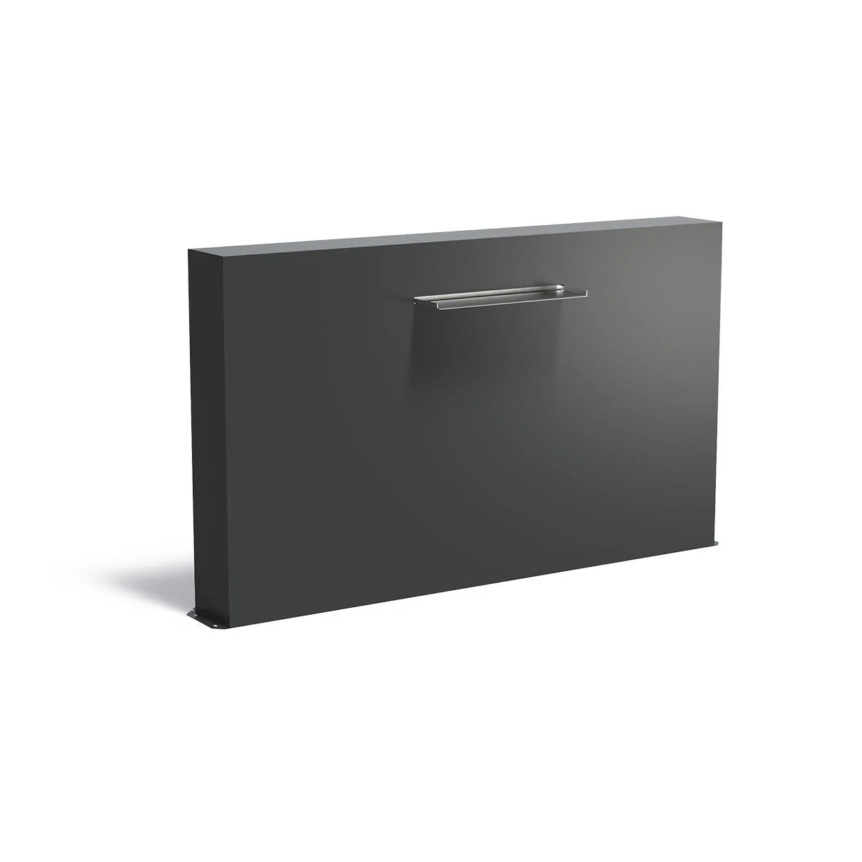 Pond Water Wall Free Standing with Water Blade - Black Grey Aluminium - Image 10