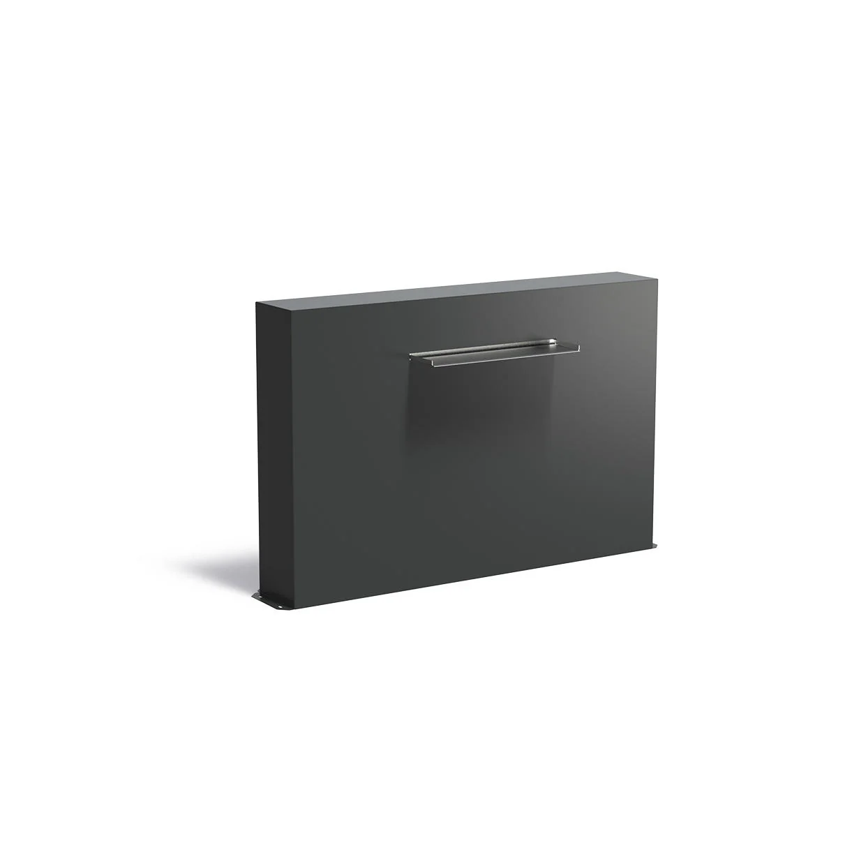 Pond Water Wall Free Standing with Water Blade - Black Grey Aluminium - Image 11