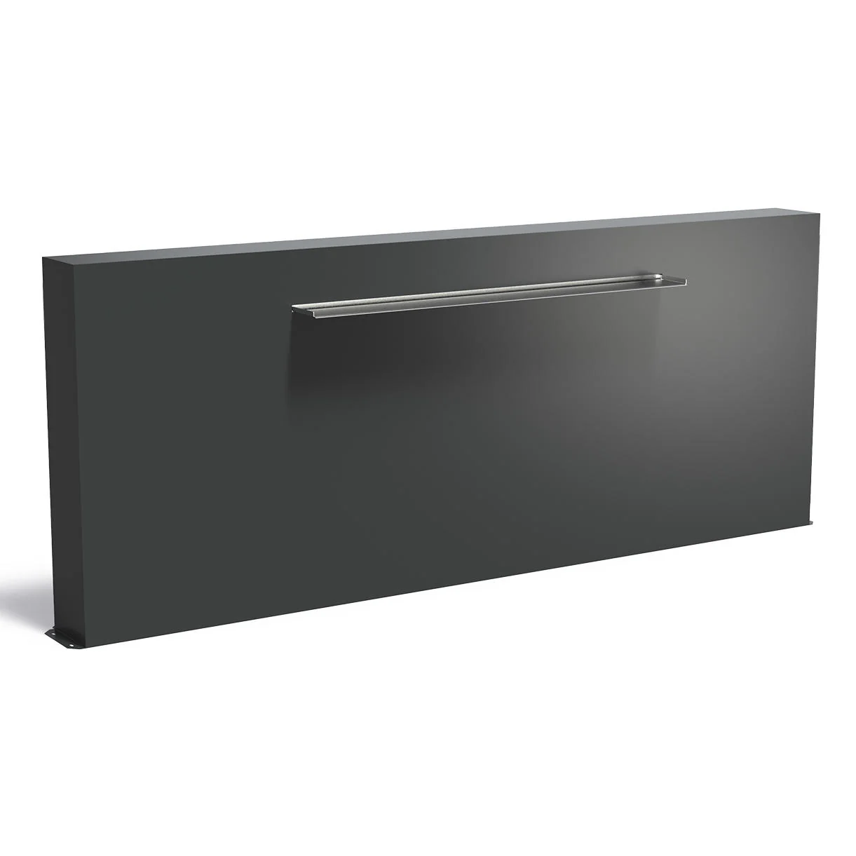 Pond Water Wall Free Standing with Water Blade - Black Grey Aluminium - Image 3