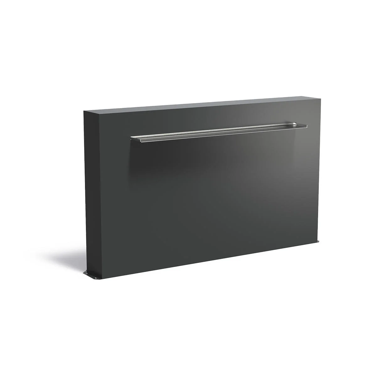 Pond Water Wall Free Standing with Water Blade - Black Grey Aluminium - Image 5