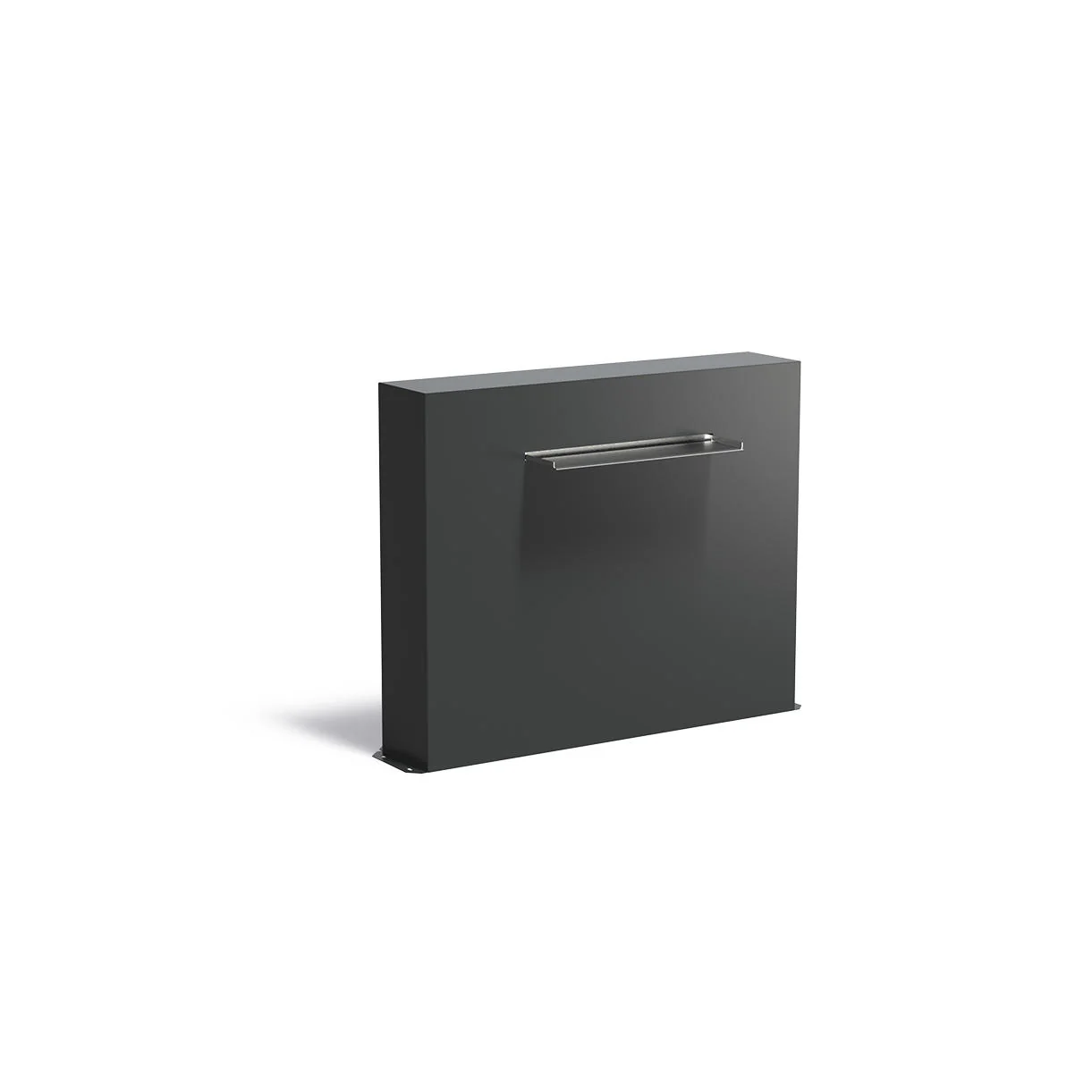 Pond Water Wall Free Standing with Water Blade - Black Grey Aluminium - Image 6