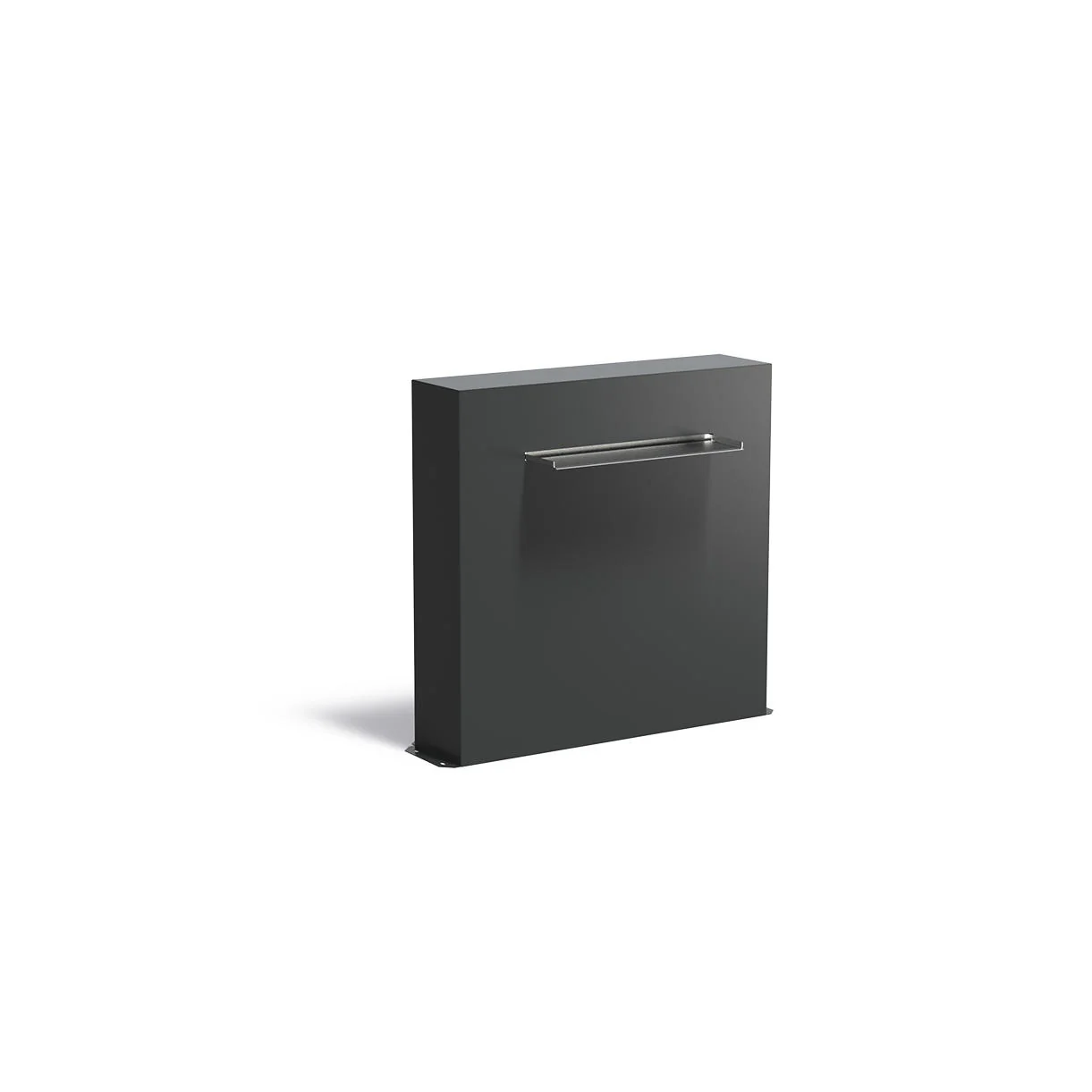 Pond Water Wall Free Standing with Water Blade - Black Grey Aluminium - Image 7