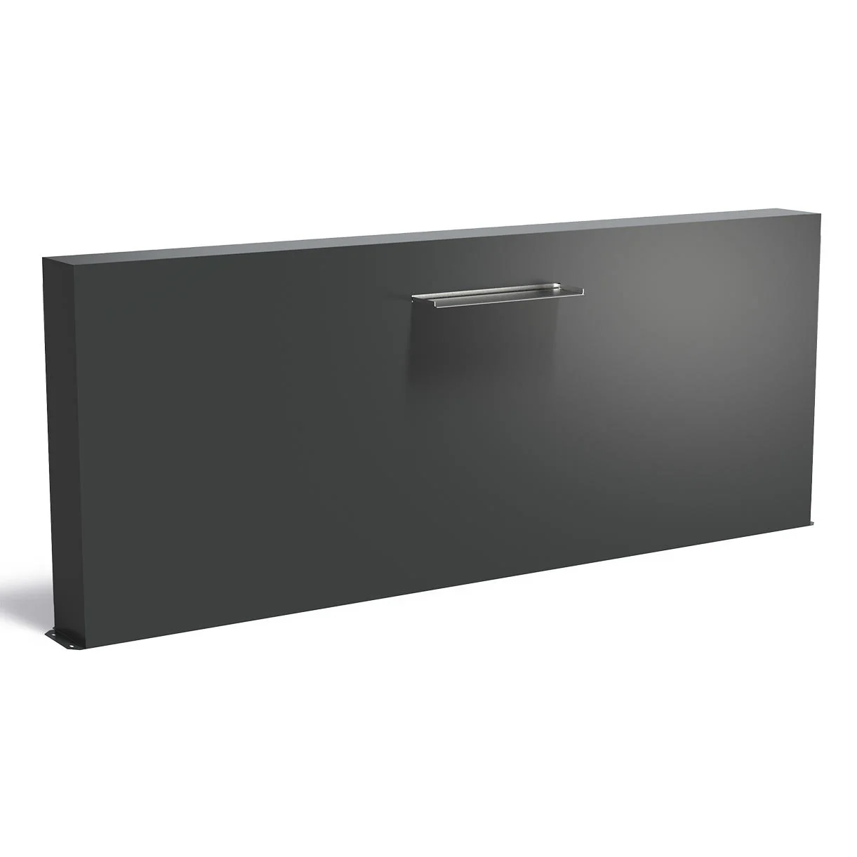 Pond Water Wall Free Standing with Water Blade - Black Grey Aluminium - Image 8