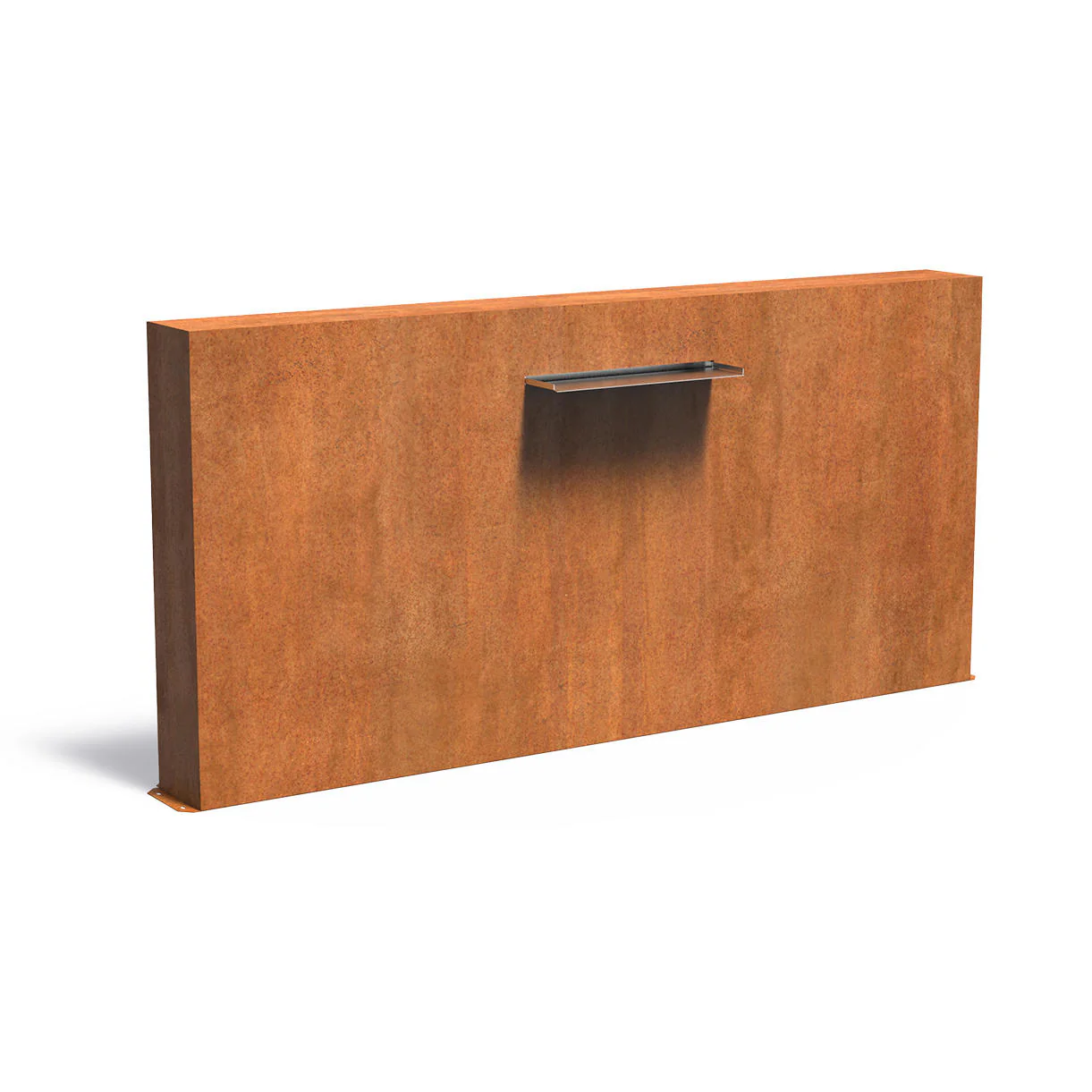 Pond Water Wall Free Standing with Water Blade - Corten - Image 10