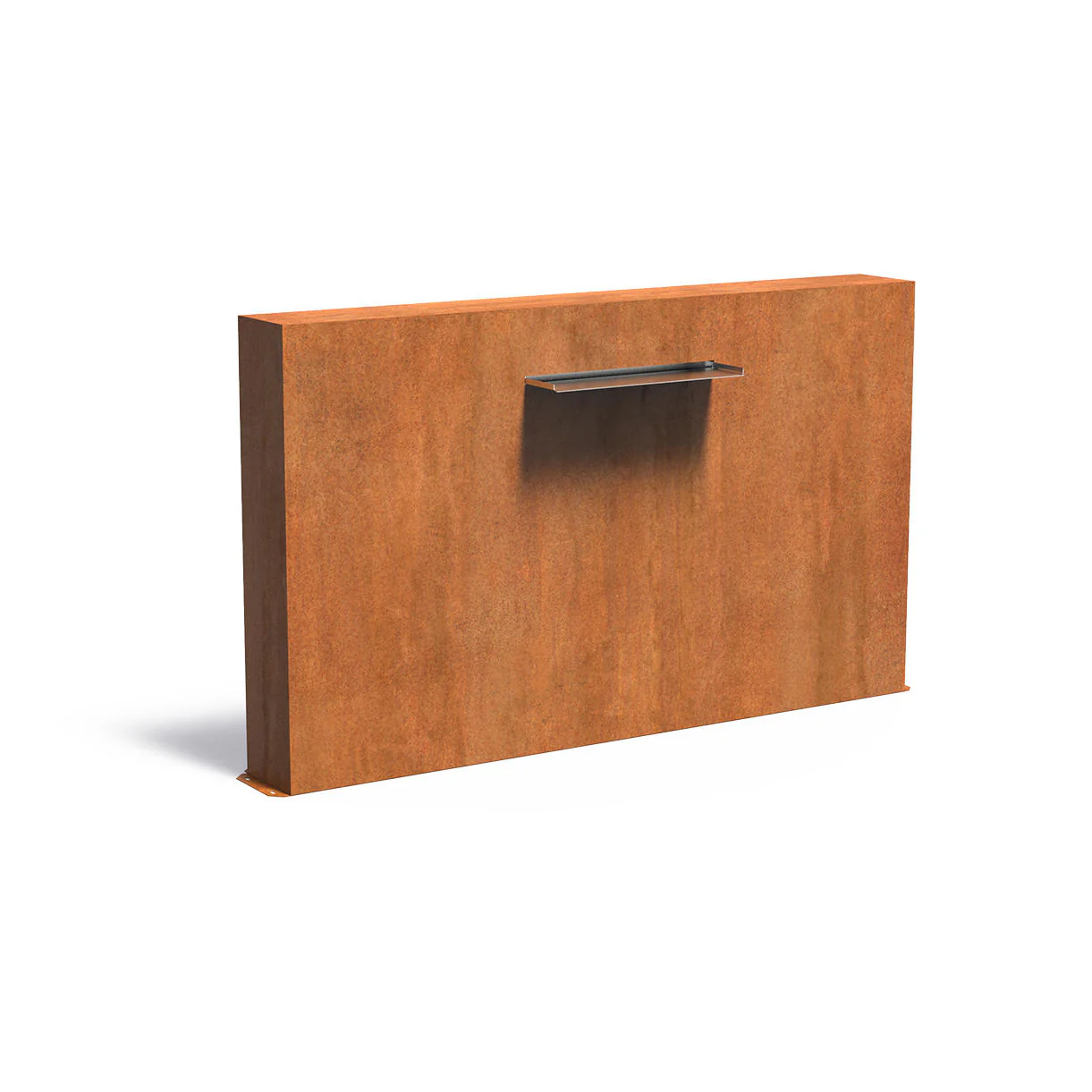 Pond Water Wall Free Standing with Water Blade - Corten - Image 11