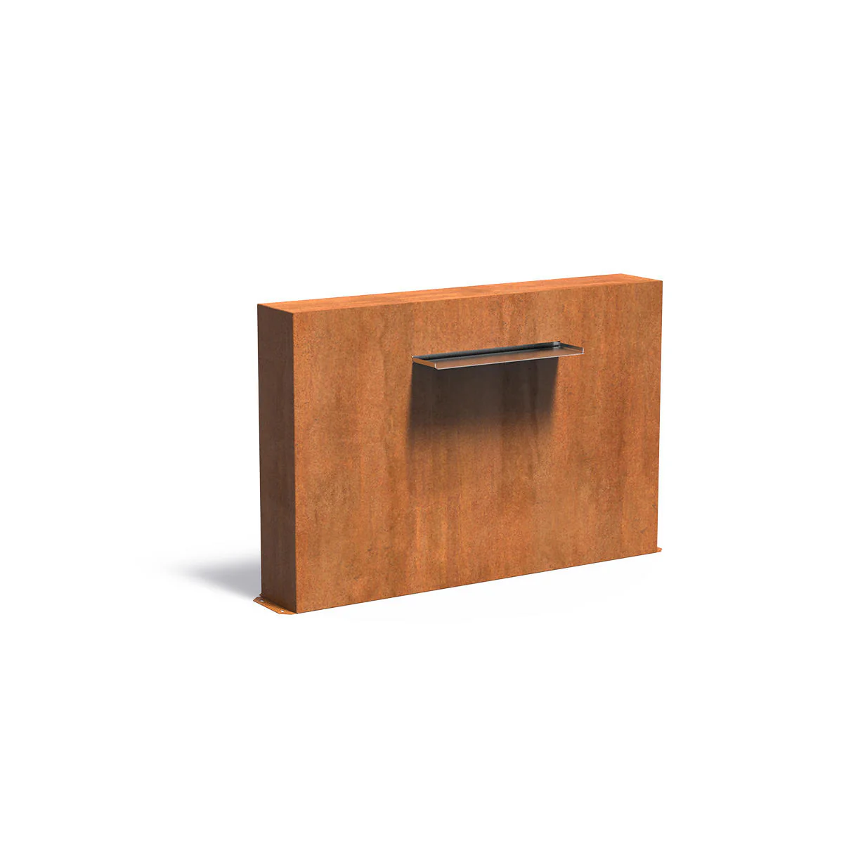 Pond Water Wall Free Standing with Water Blade - Corten - Image 12